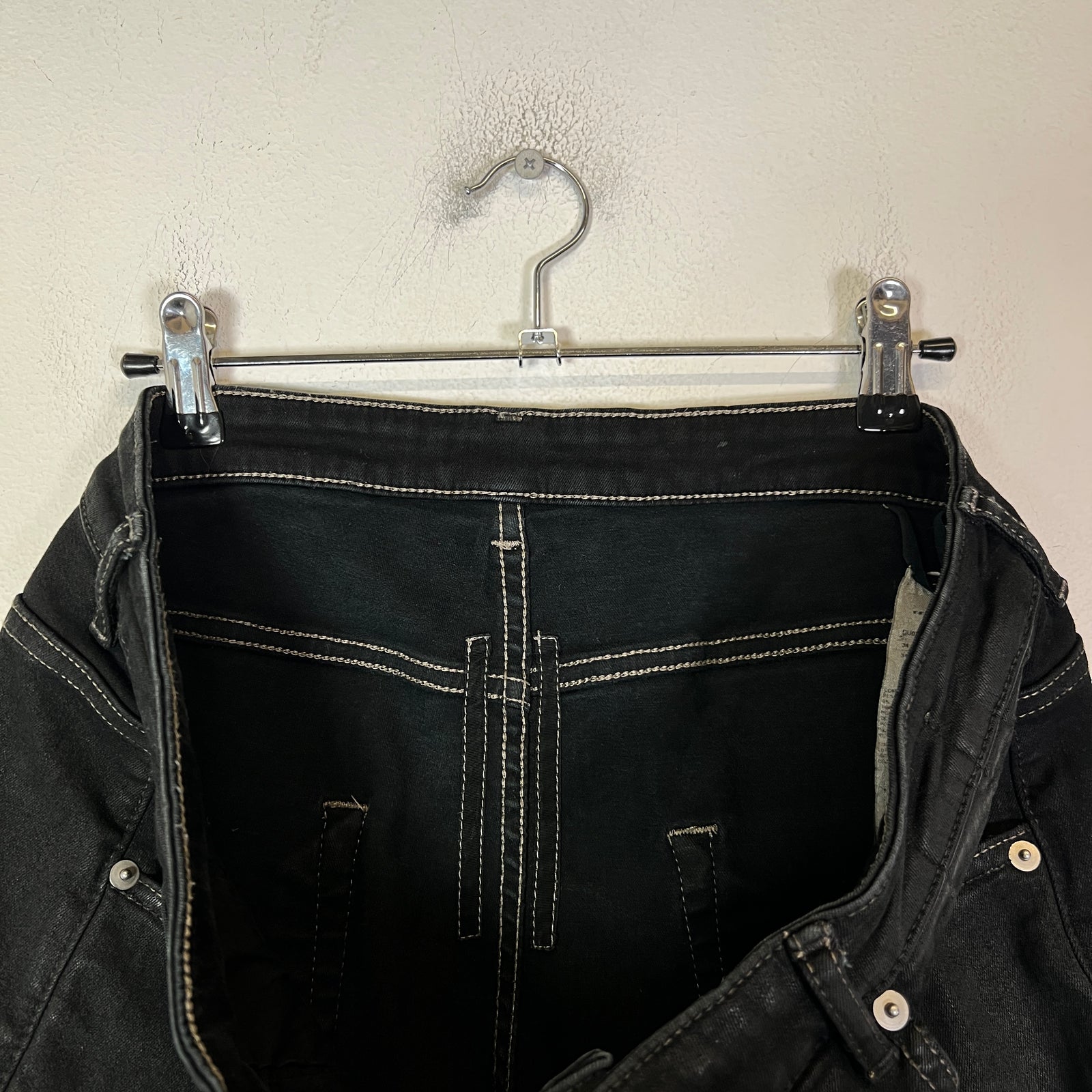 Rick Owens DRKSHDW Waxed Detroit Cut Jeans