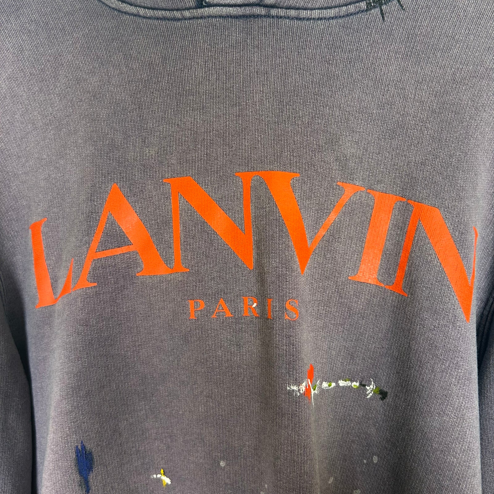 Lanvin x Gallery Dept Paint Splatter Hoodie Size S