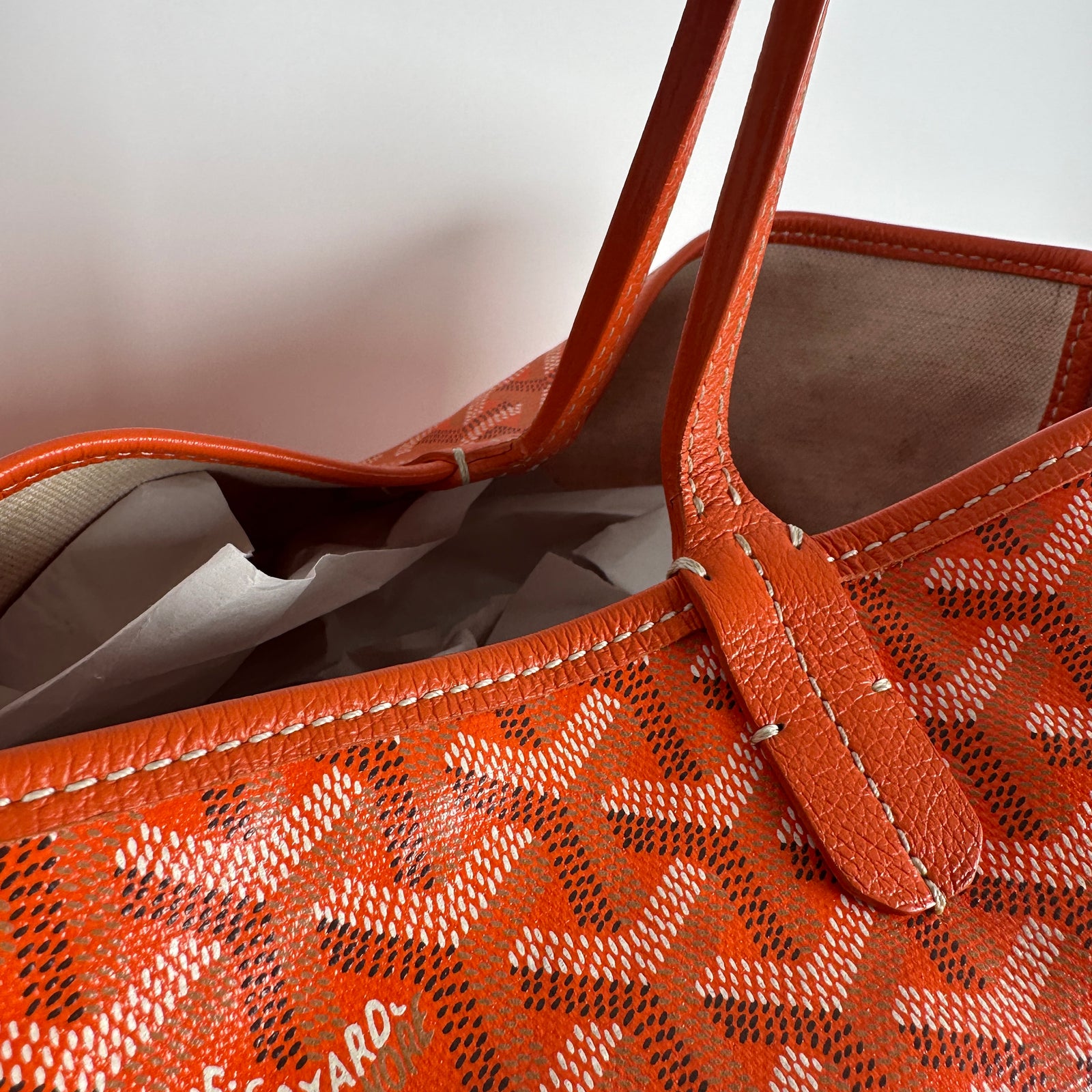 Goyard St.Louis Pm Orange Tote