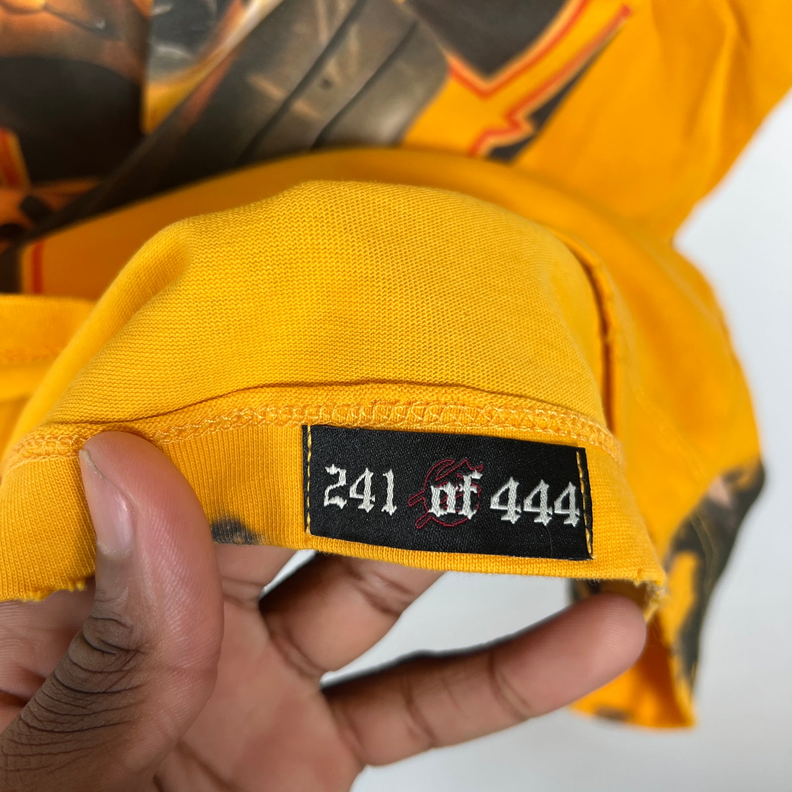 Godspeed Yellow F1 Finishline T-Shirt Size XL
