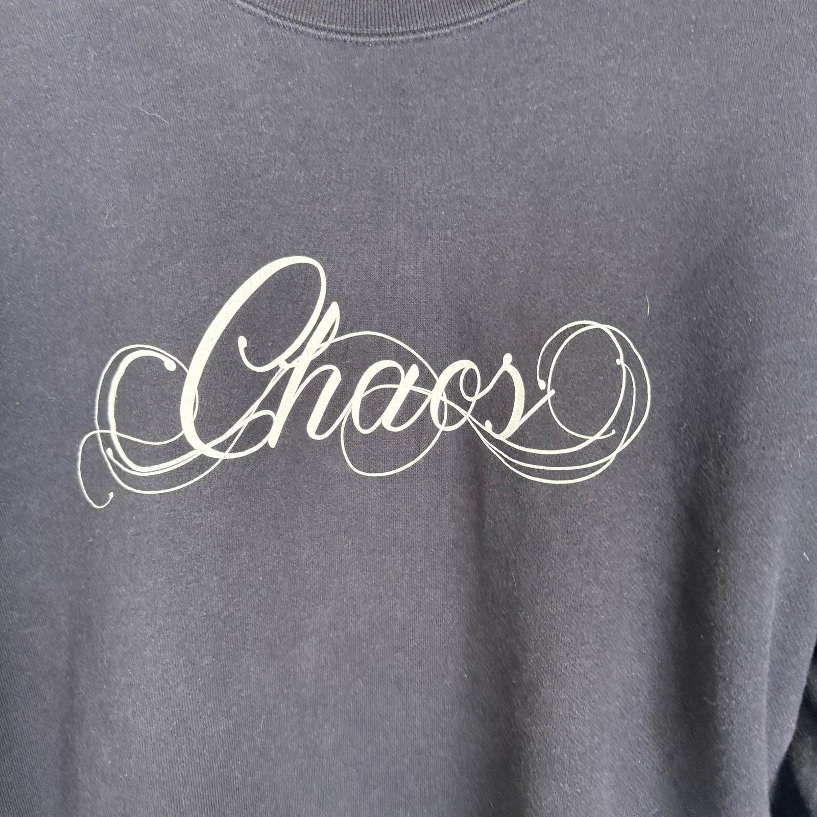 Undercover 'Chaos' Navy Crewneck Size L