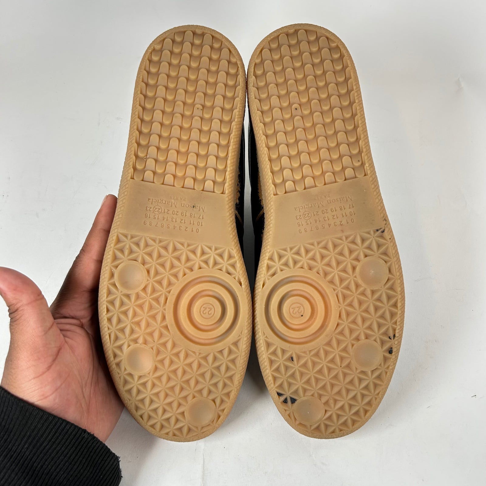 Maison Margiela Dark Brown Distressed Gats Size 42