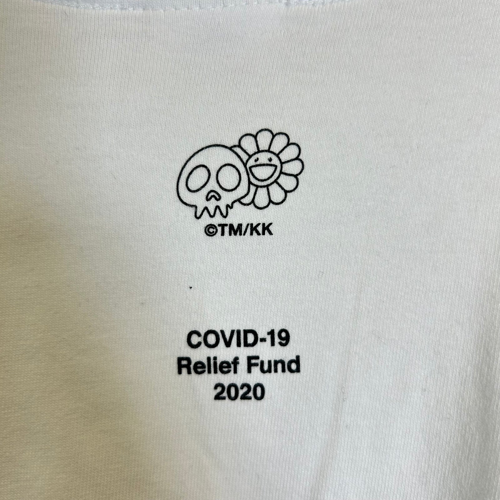 Supreme Takashi Murakami Covid-19 Relief Box Logo T-Shirt Size L