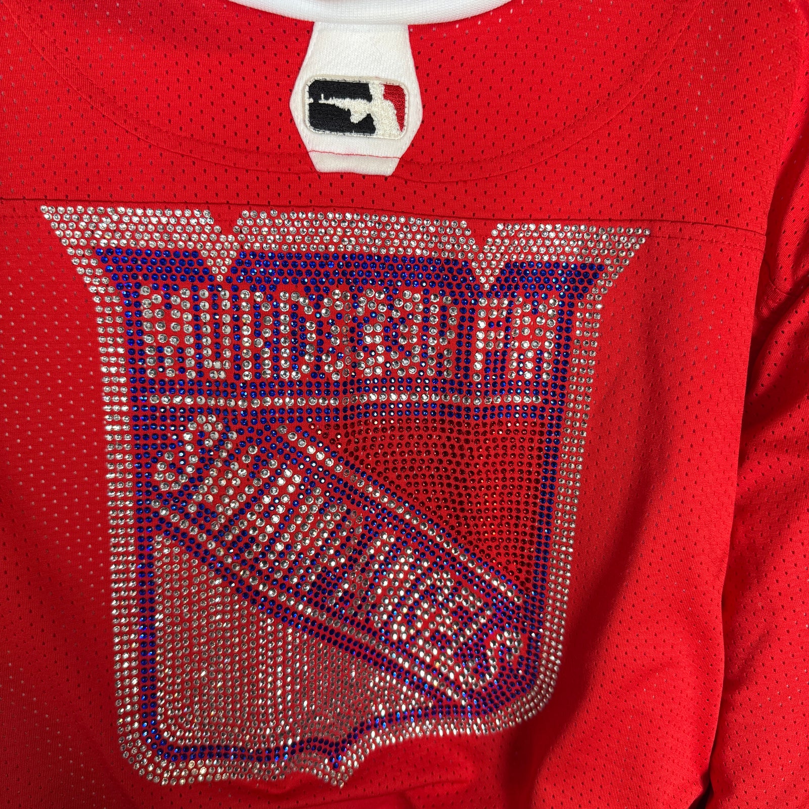 Murd333r.Fm Red/Blue Hockey Jersey Size L