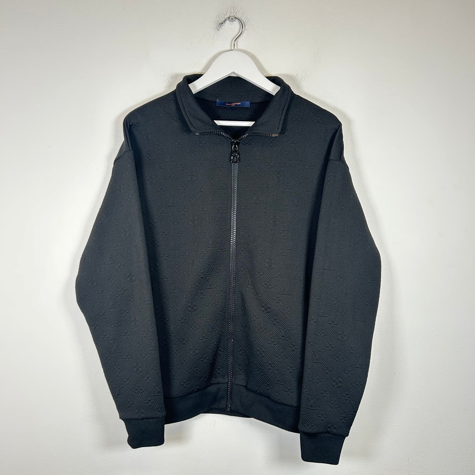 Louis Vuitton Black Monogram Track Jacket Size M