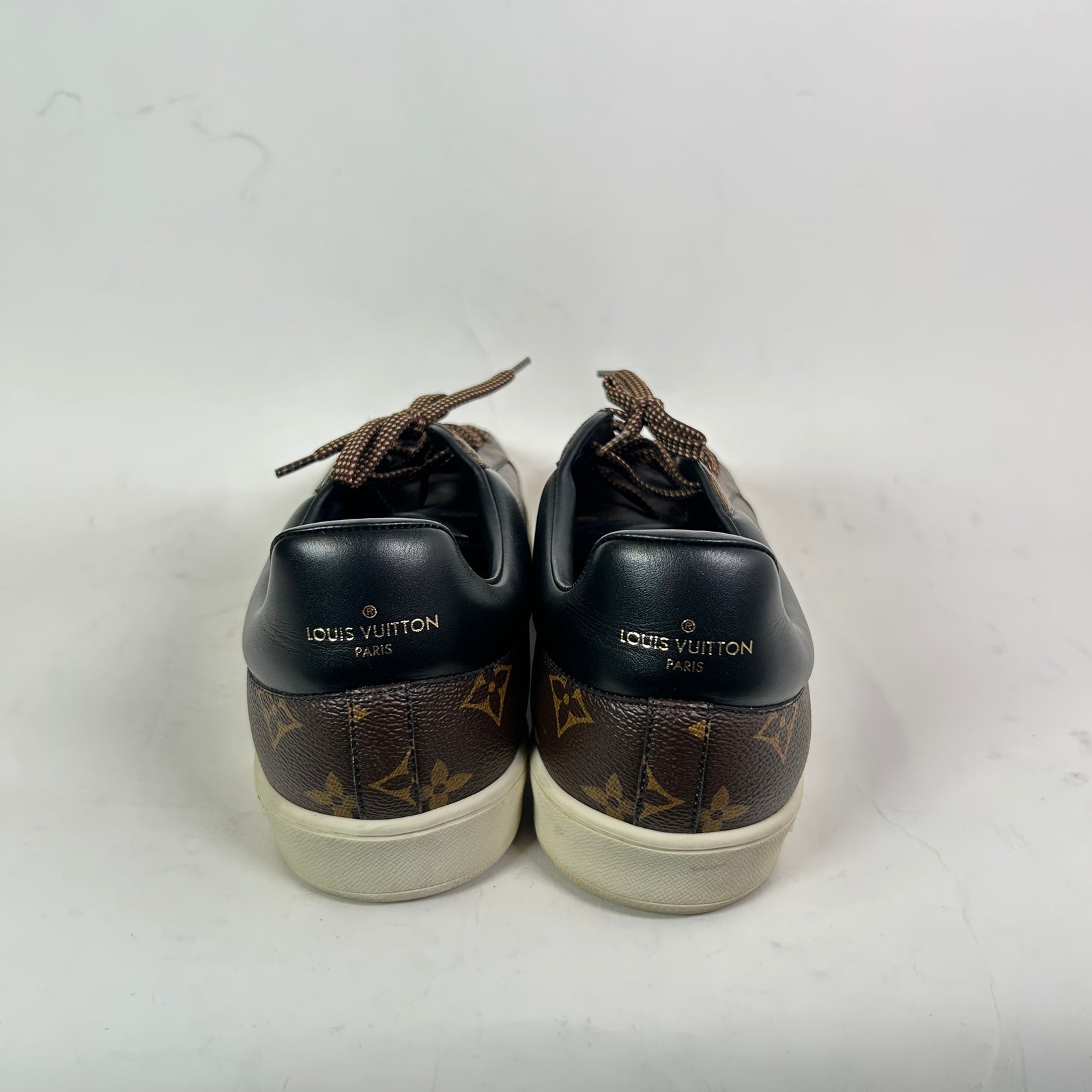 Louis Vuitton Ebene Monogram Luxembourg Sneaker Size LV 9