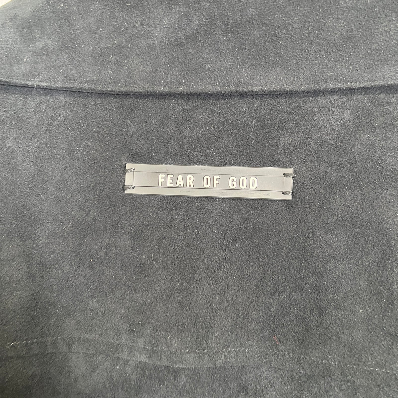 Fear of God Black Suede Jacket Size L