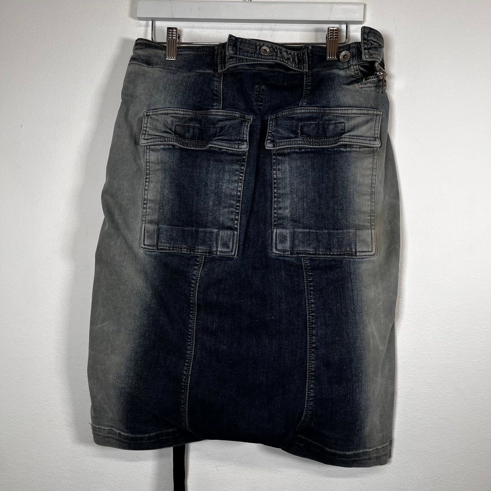 RIck Owens Drkshdw Denim Aircut Shorts