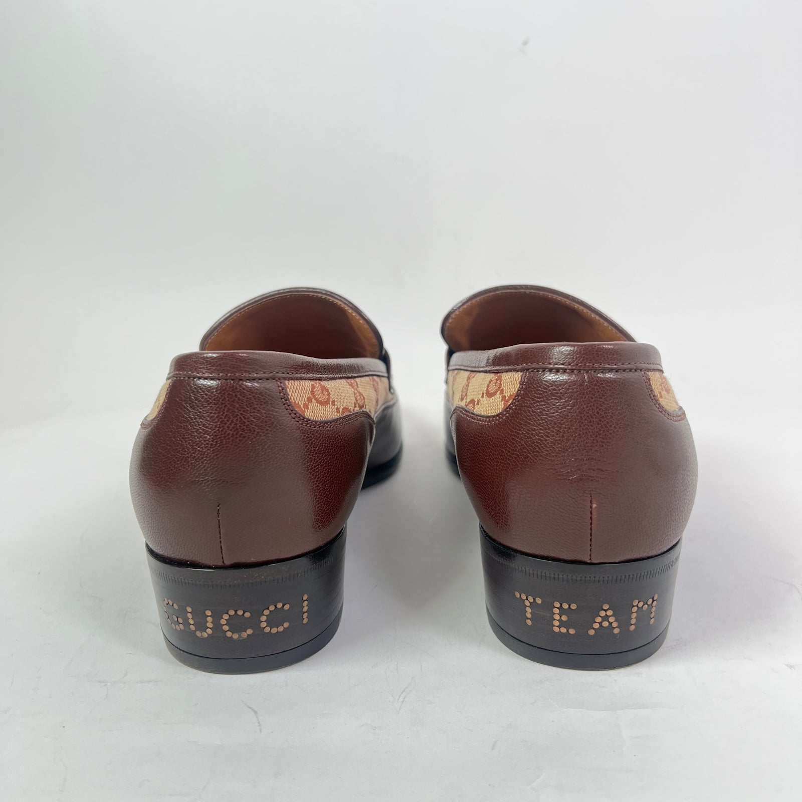 Gucci GG Monogram Jacquard Canvas Loafers