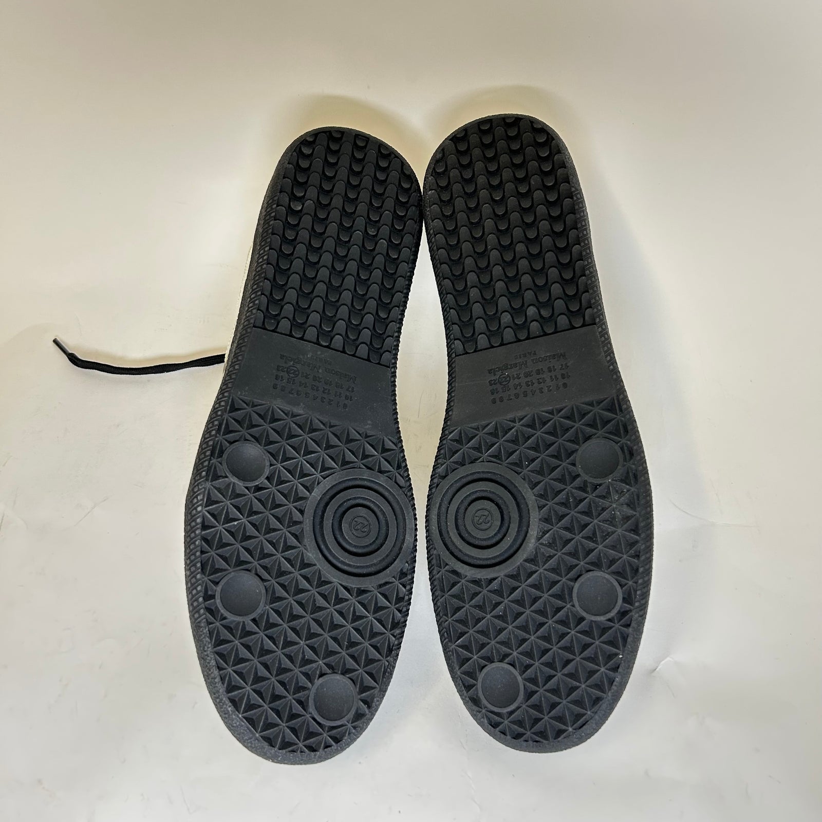 Maison Margiela Transparent Black Gum Gats Size 46