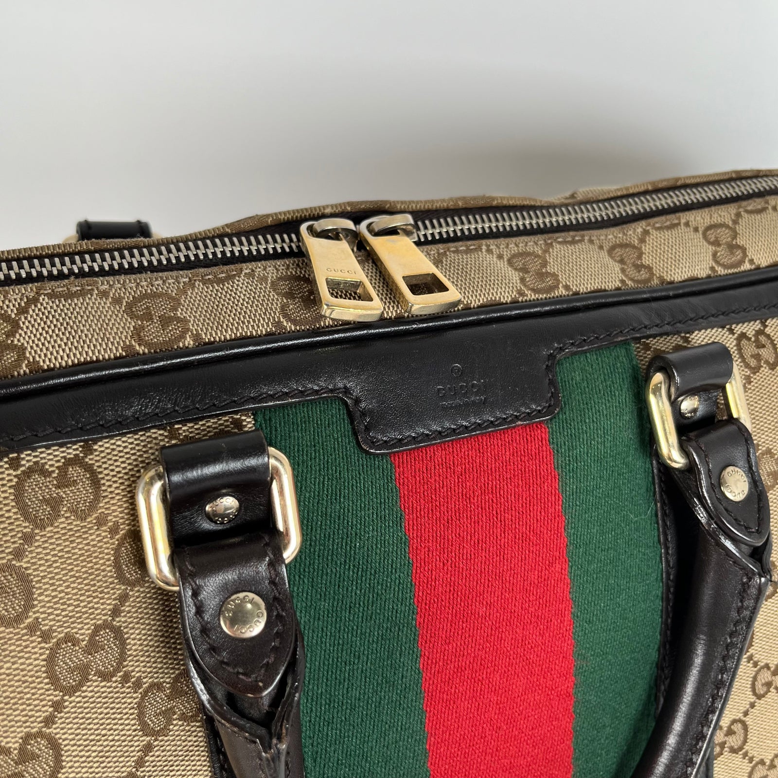 Gucci GG Supreme Canvas Boston Bag