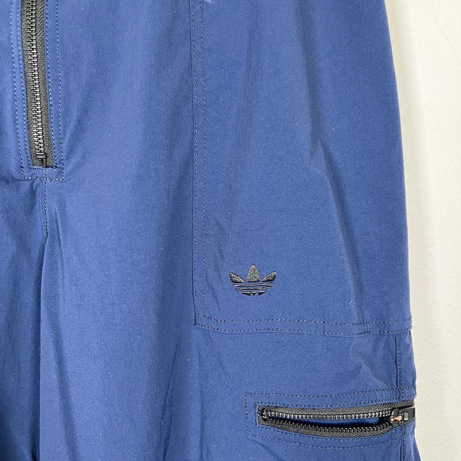 Wales Bonner x Adidas Navy Windbreaker Pants Size M