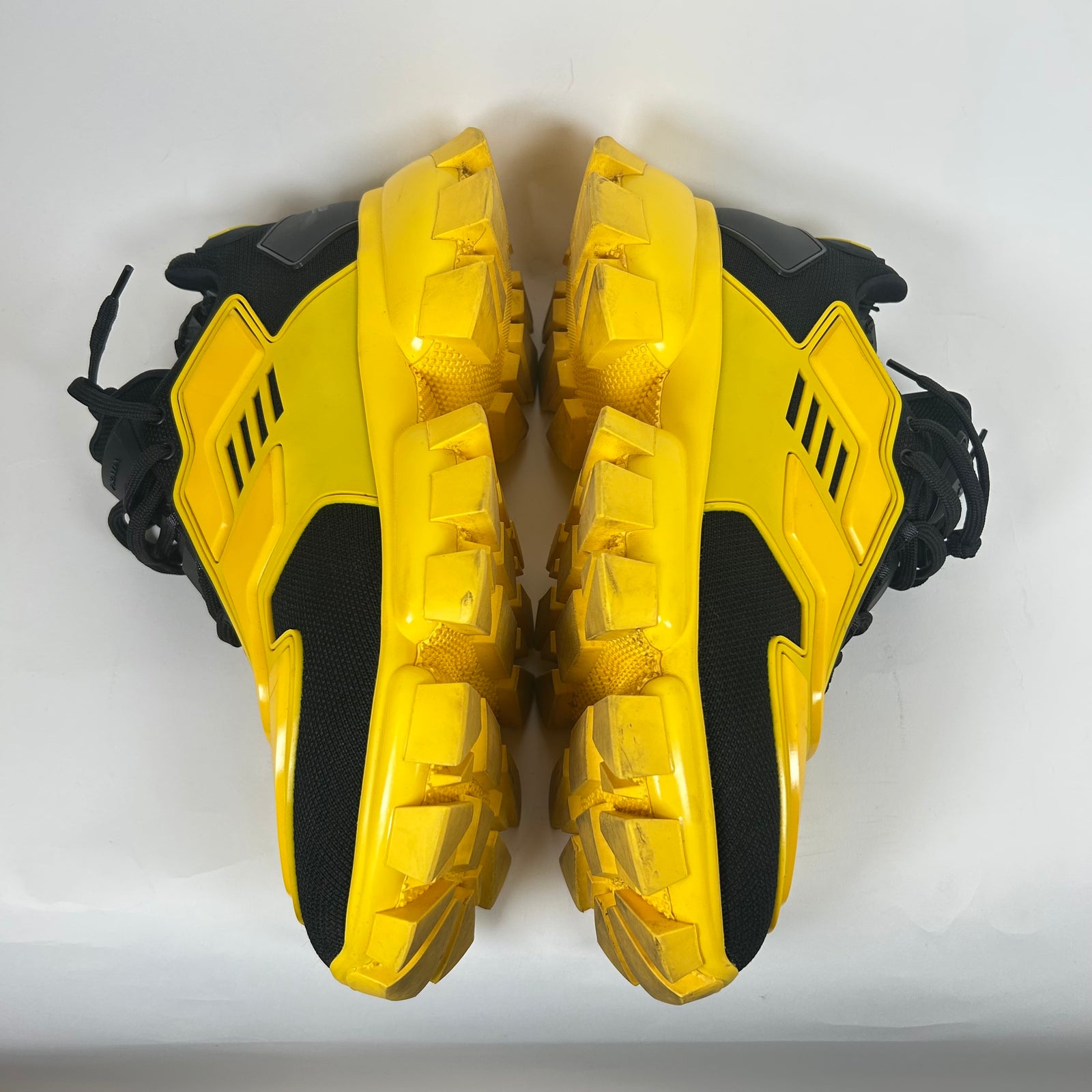 Prada Yellow/Black Cloudburst Size 11