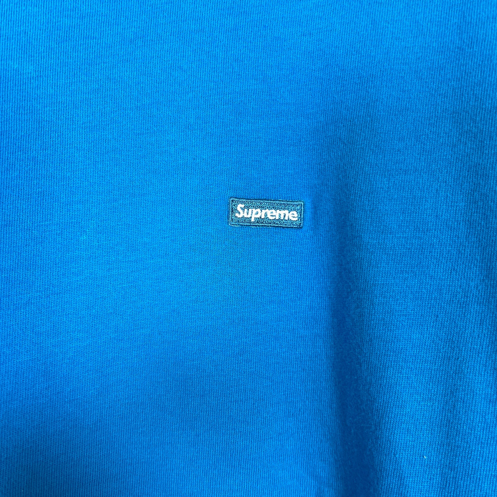 Supreme Blue Mini Box Logo T-Shirt Size L
