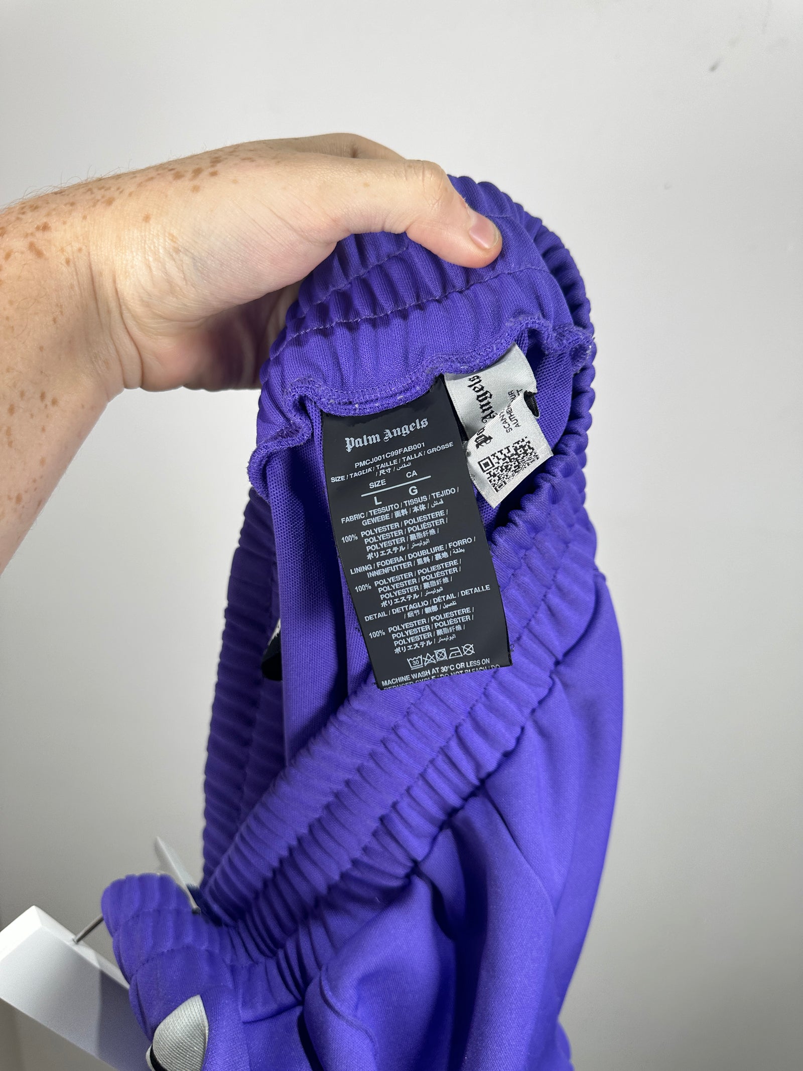 Palm Angels Purple Track Pants Size L