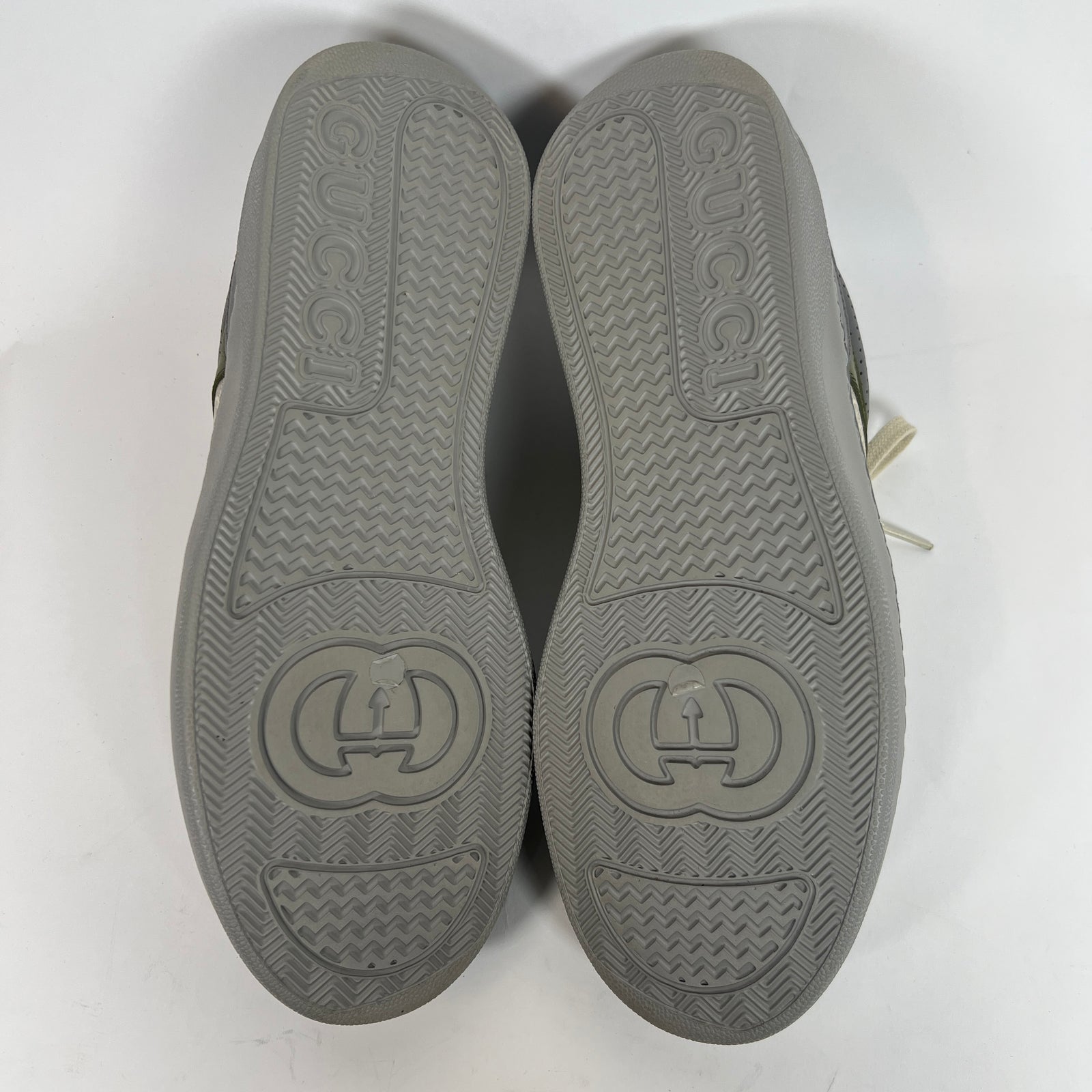 Gucci Grey/Green GG Chunky Sneaker Size GG 10