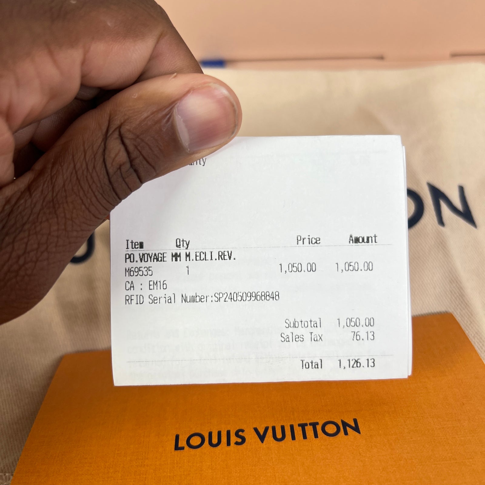 Louis Vuitton Eclipse Monogram Pochette Voyage MM