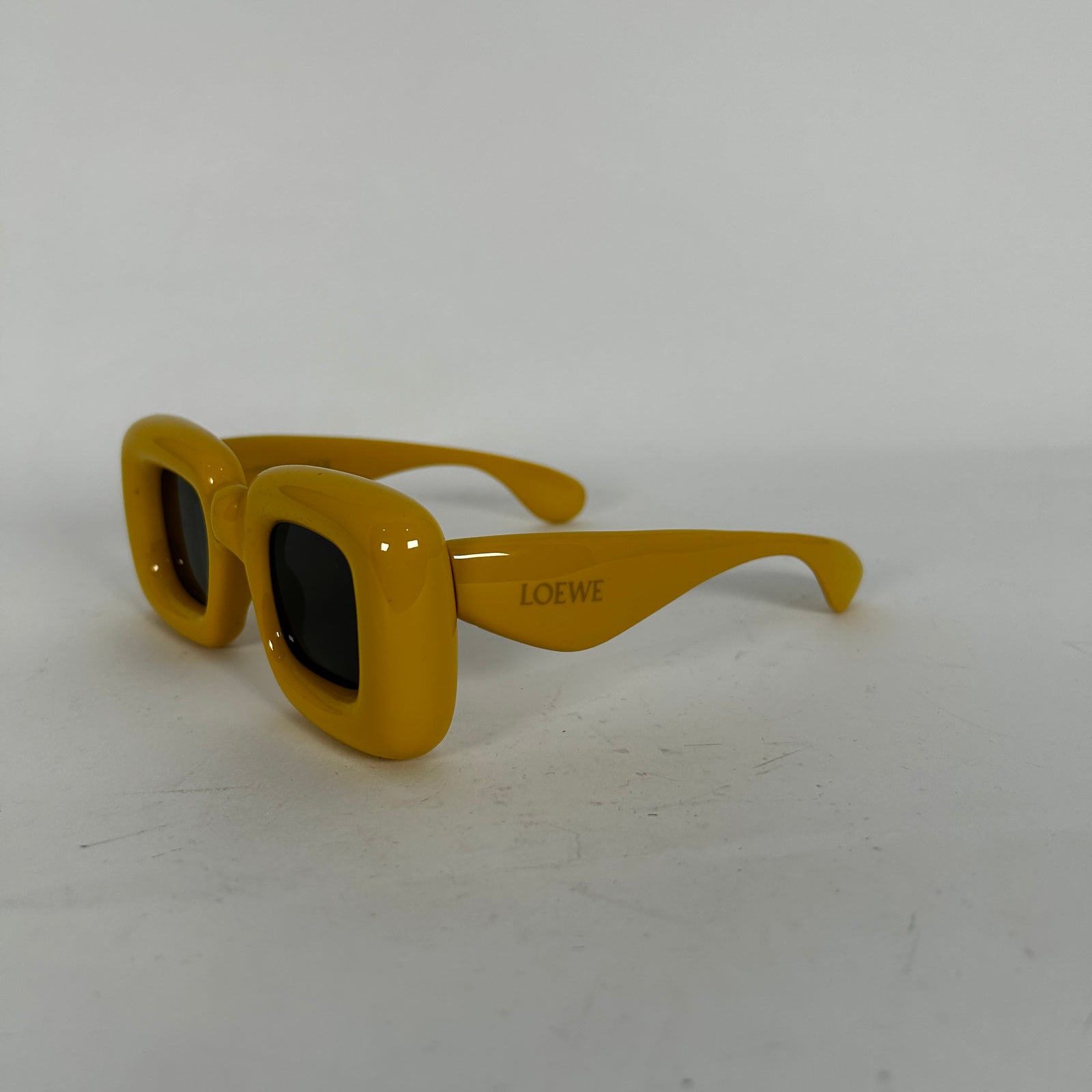 Loewe Yellow Inflated Square Sunglasses