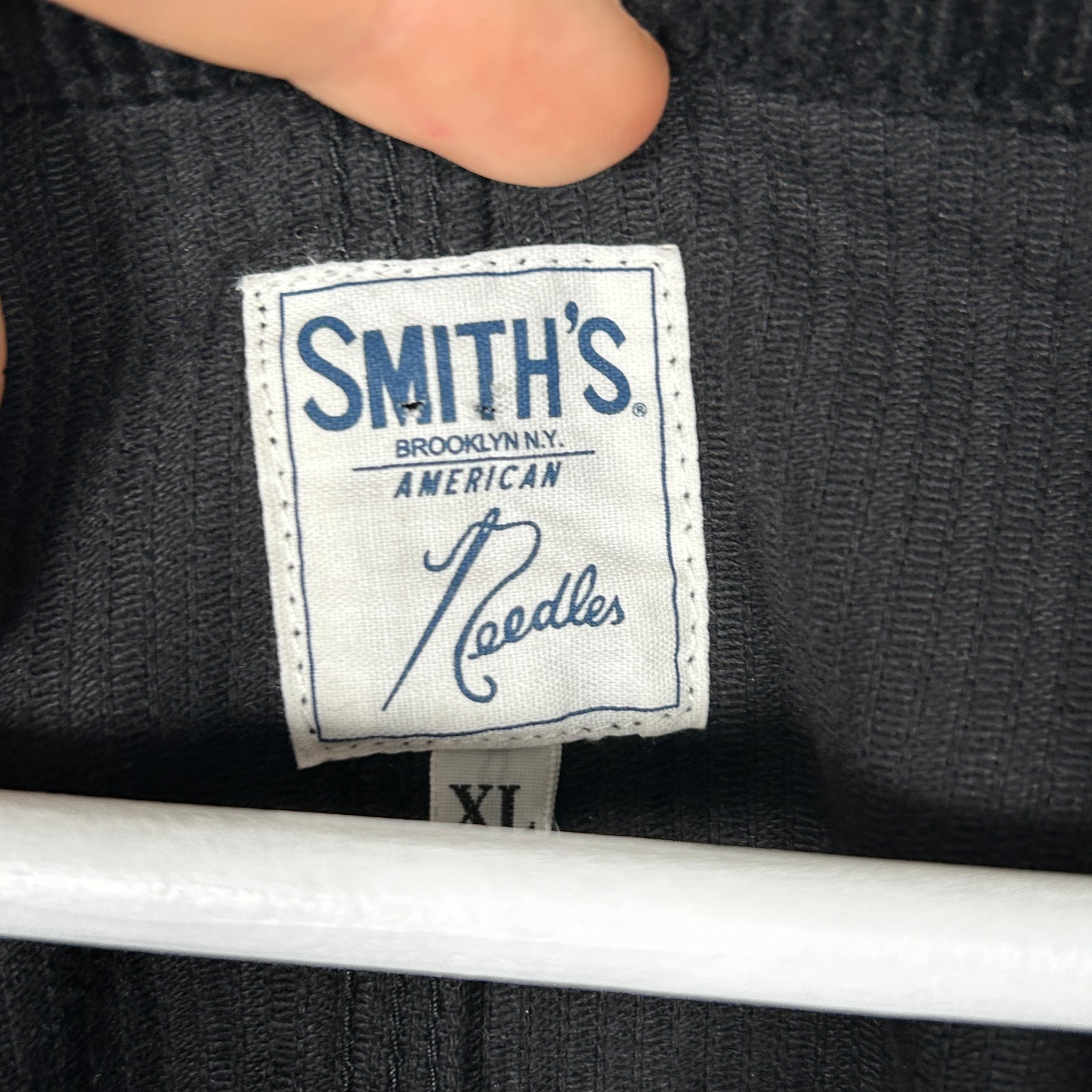 Needles Work Jacket Black Corduroy Size XL