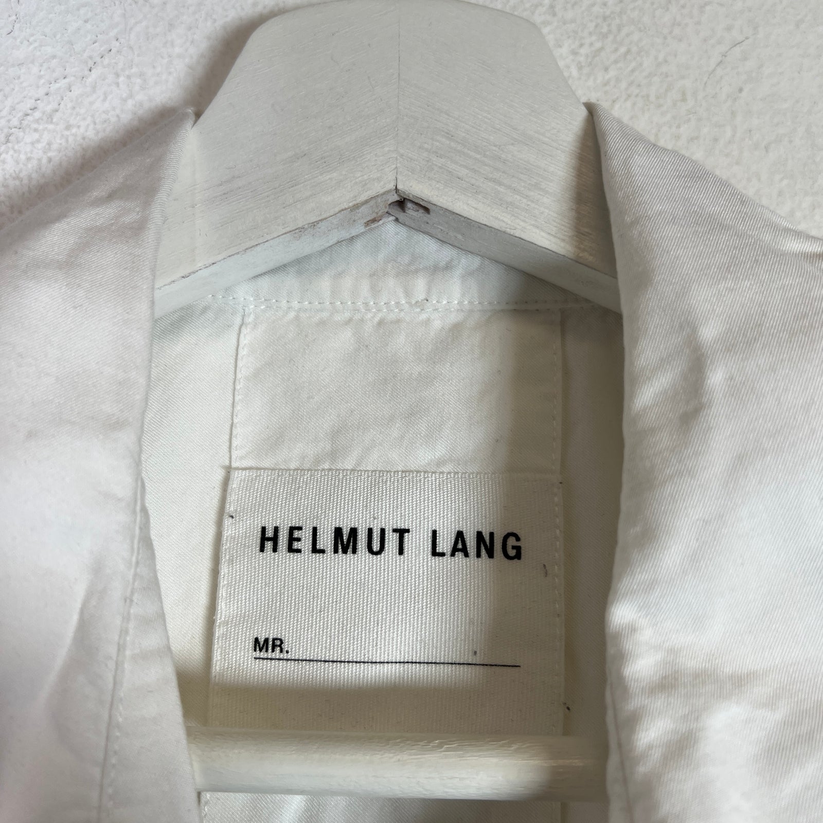 Helmut Lang White Button-Up Shirt Size S