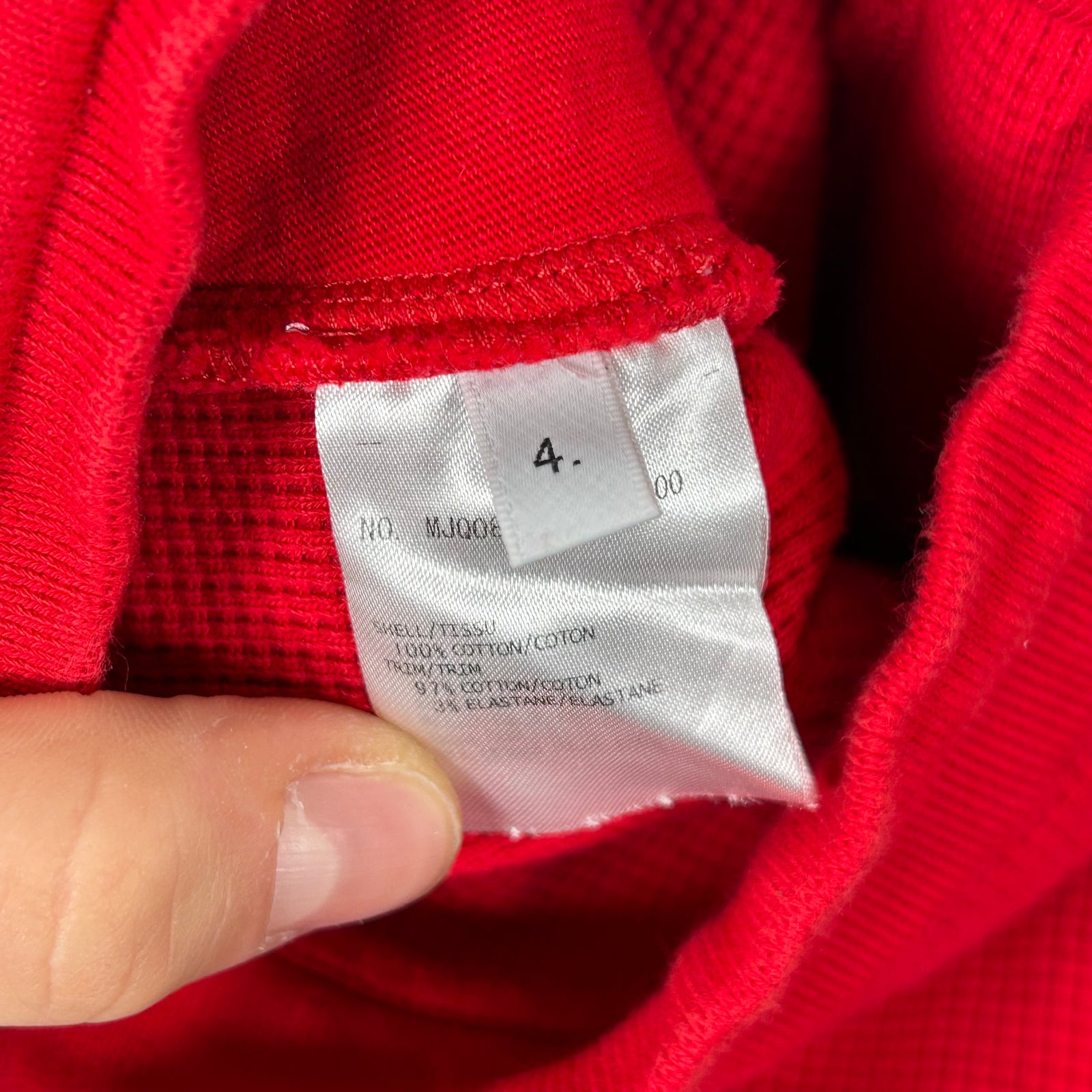 Thom Browne Red Waffle Shorts Size 4