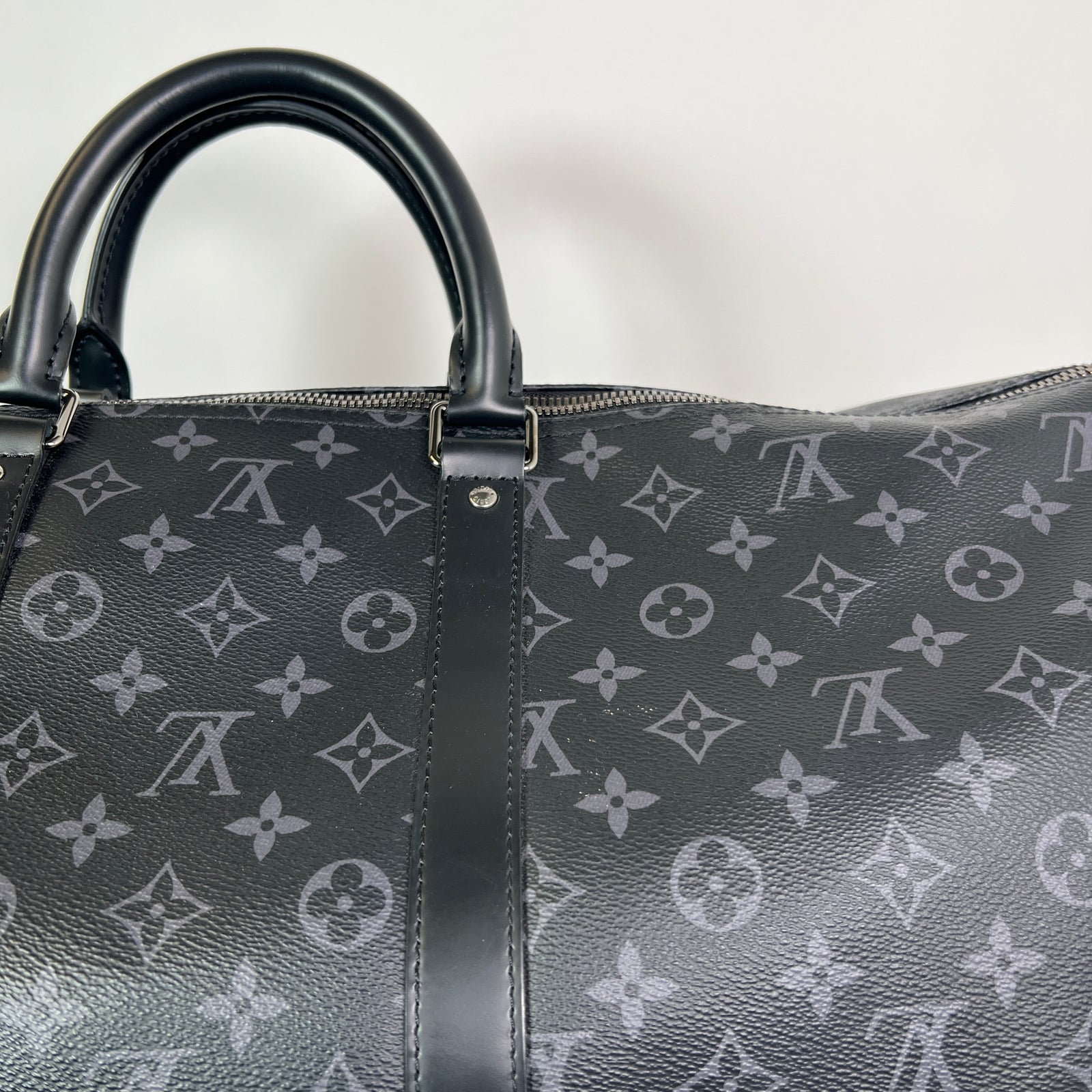 Louis Vuitton Monogram Eclipse Bandouliere Keepall 55