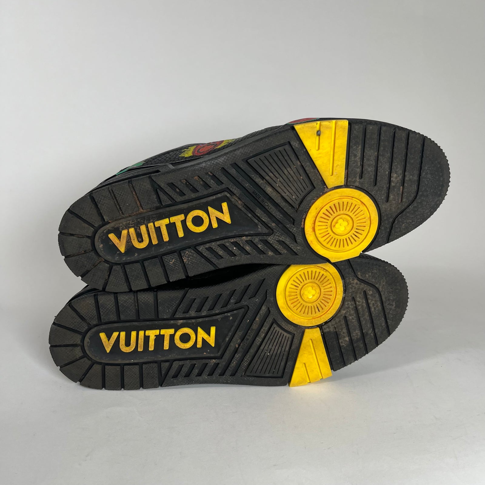 Louis Vuitton Black Yayoi Kusama Trainer Size 9