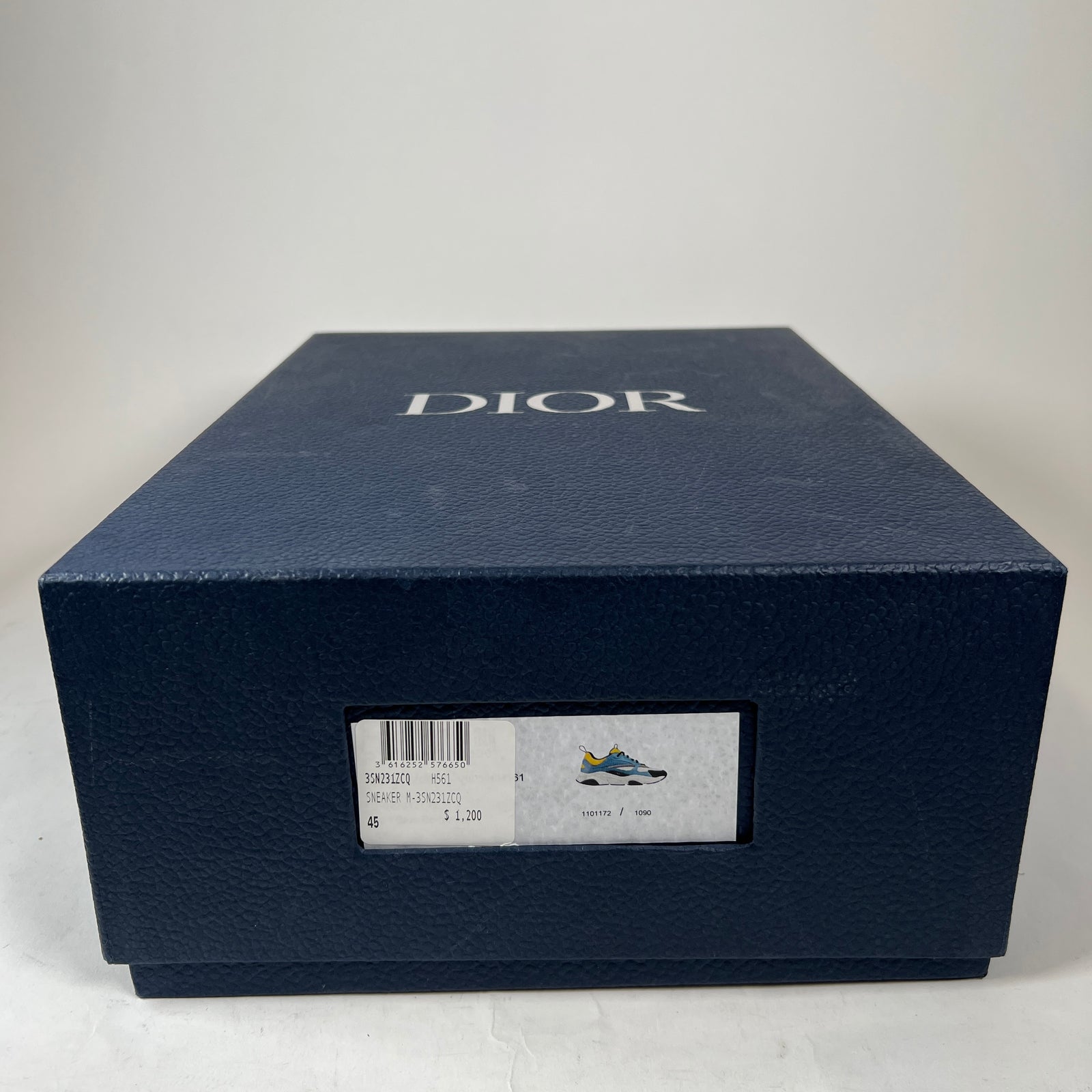 Dior B22 Blue/Yellow Sneaker Size 45