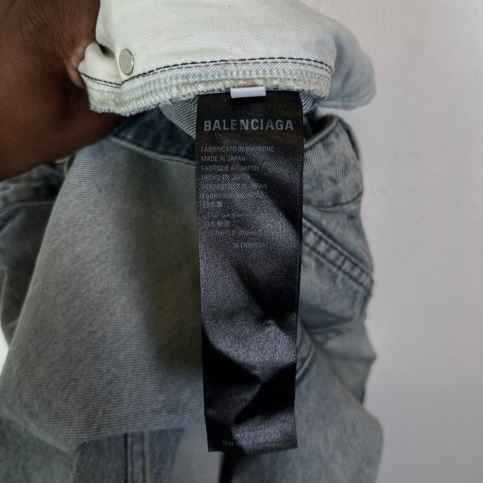 Balenciaga Lightwash 'O-Leg' Denim Jeans