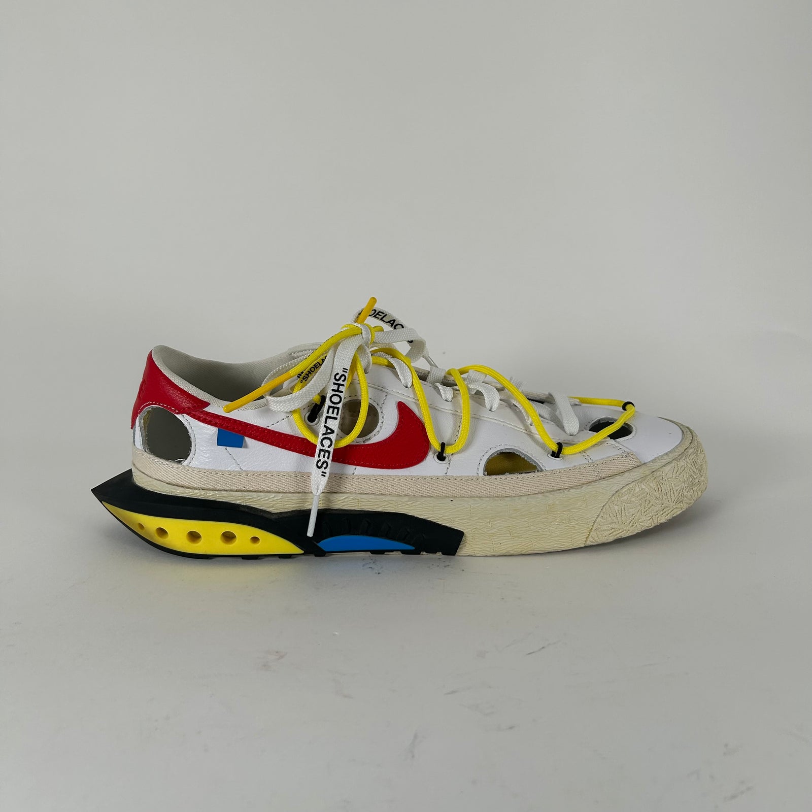 Off-White x Nike Blazer 'University Red' Low-Top Sneaker Size 10.5
