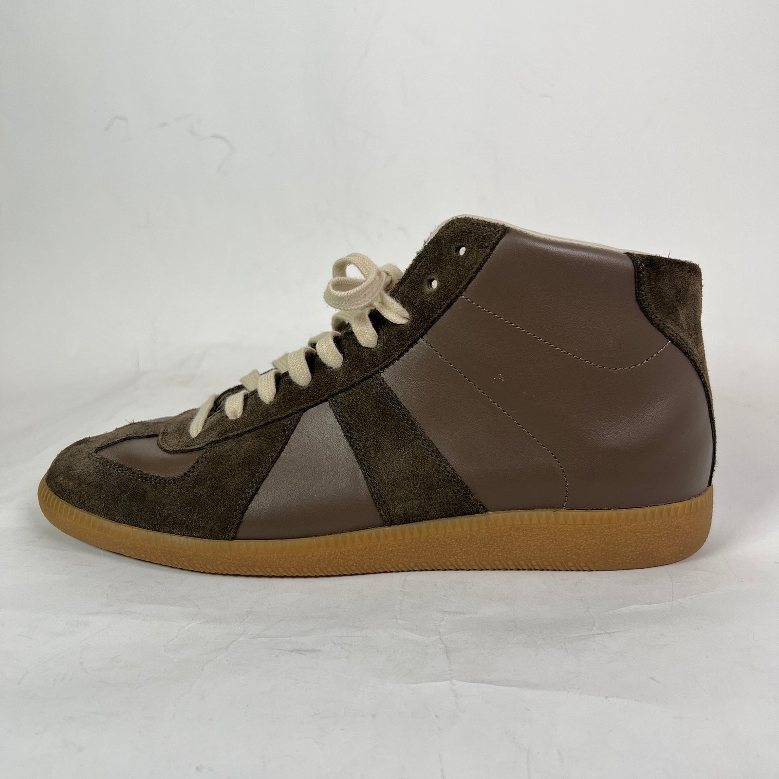 Maison Margiela Brown Mid-Top Replica Gats Size 44