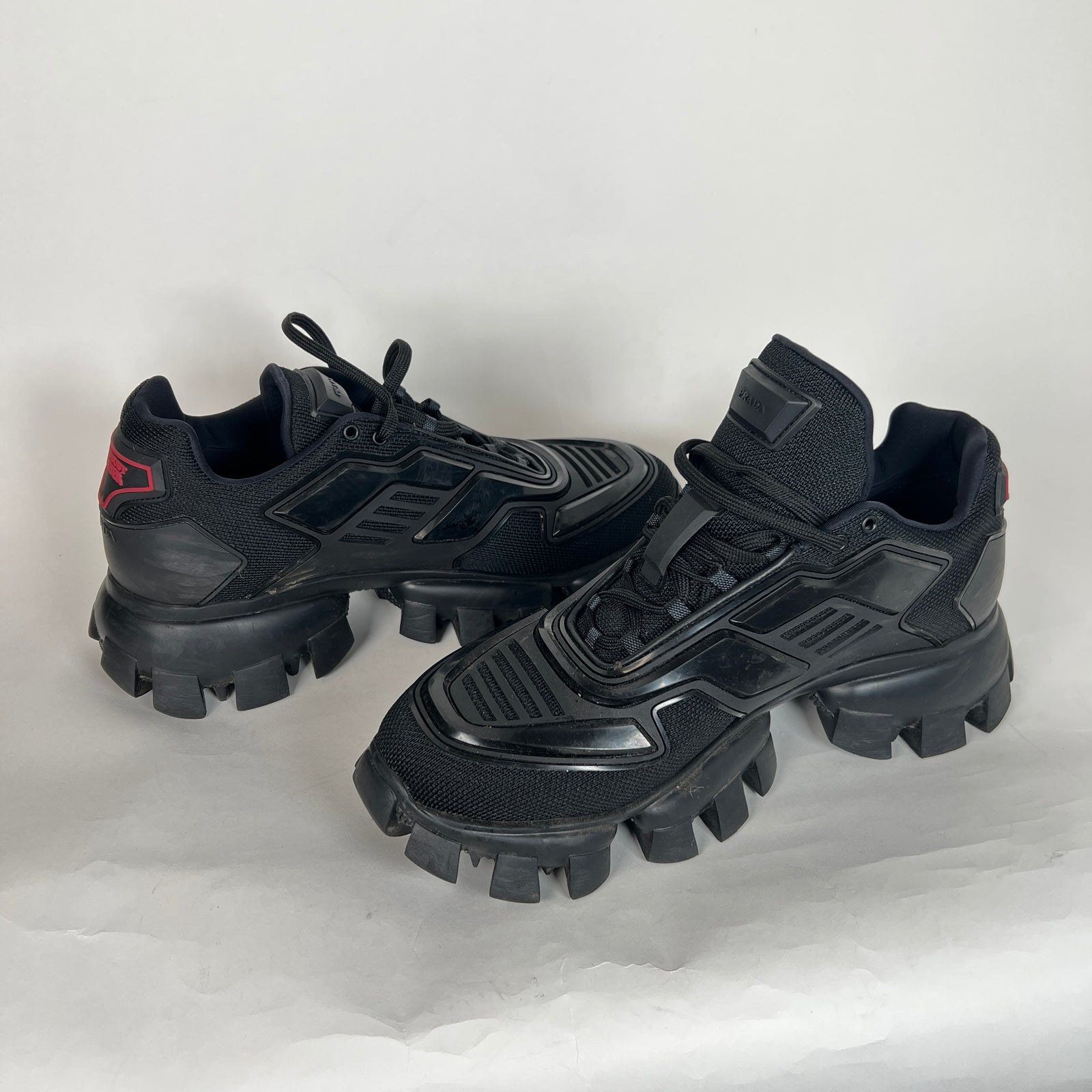Prada Cloudbust Thunder Black Sneaker Size 42