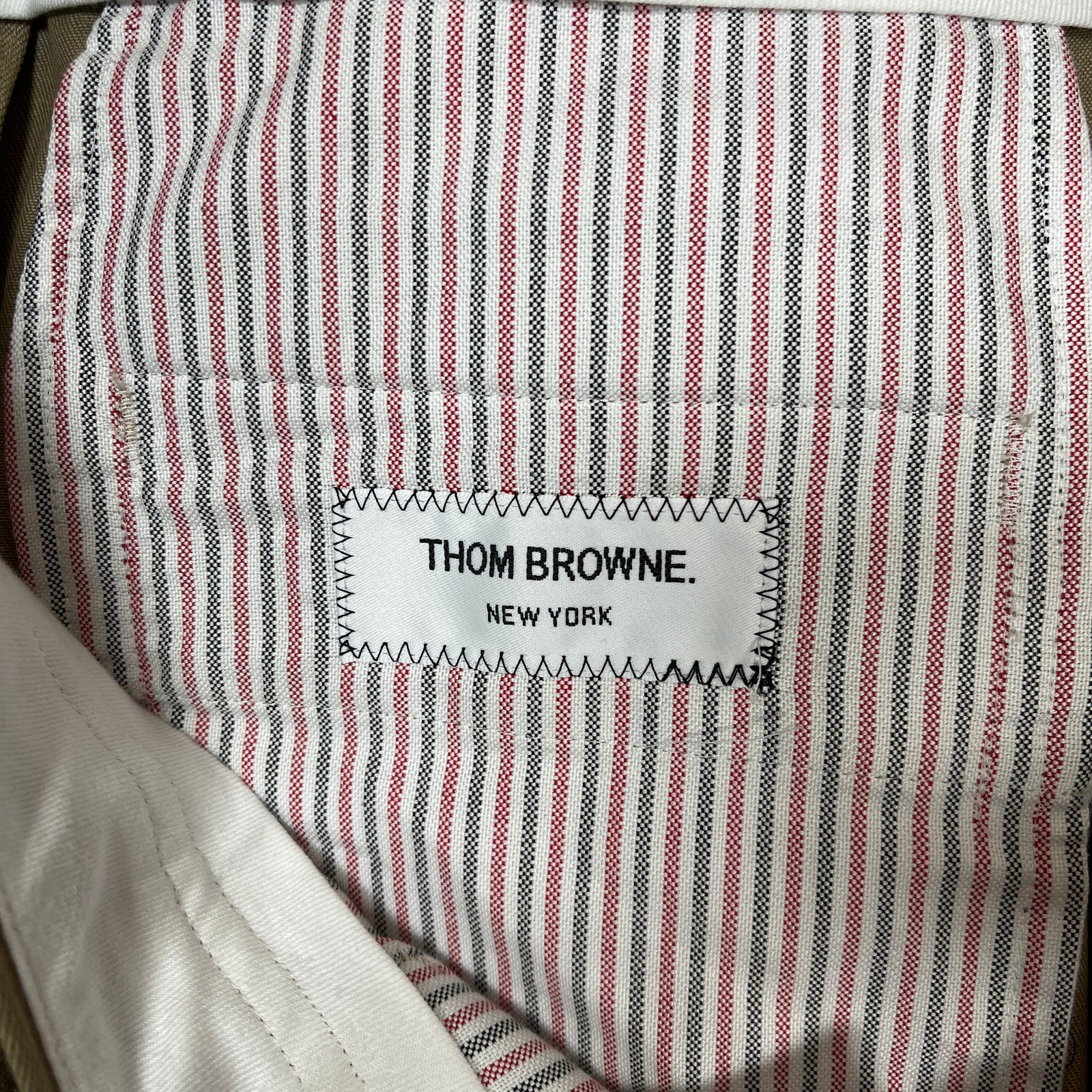 Thom Browne 4 Bar Khaki Pants Size 32