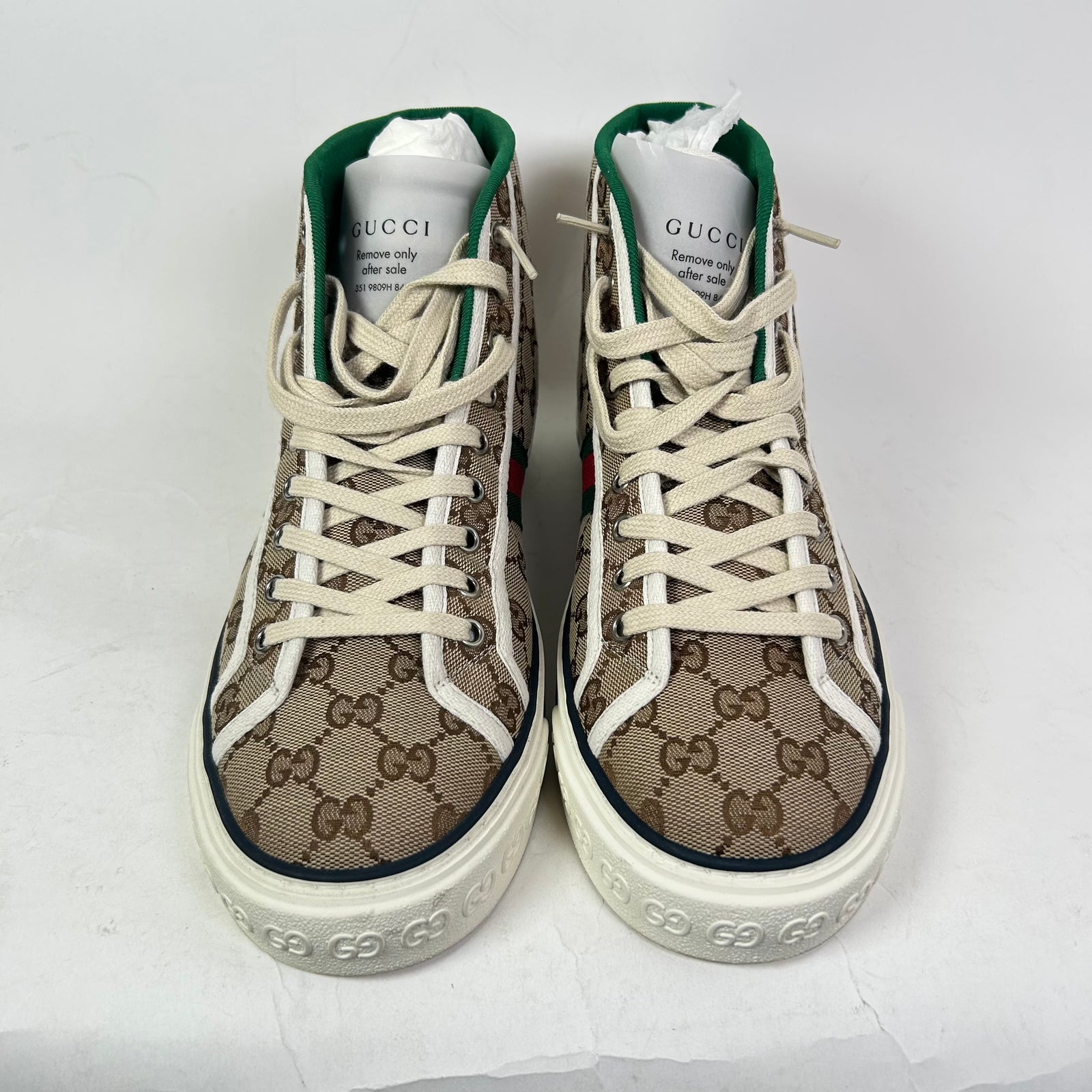 Gucci Tennis 1977 Canvas High-Top Sneakers