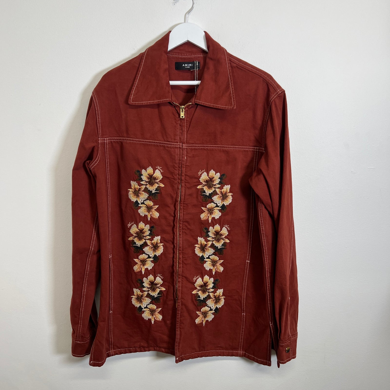Amiri Red Western Work Jacker Size XL