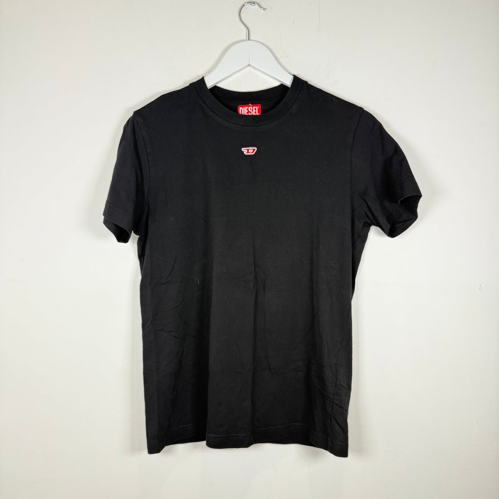 Diesel Small Graphic Black T-Shirt Size M