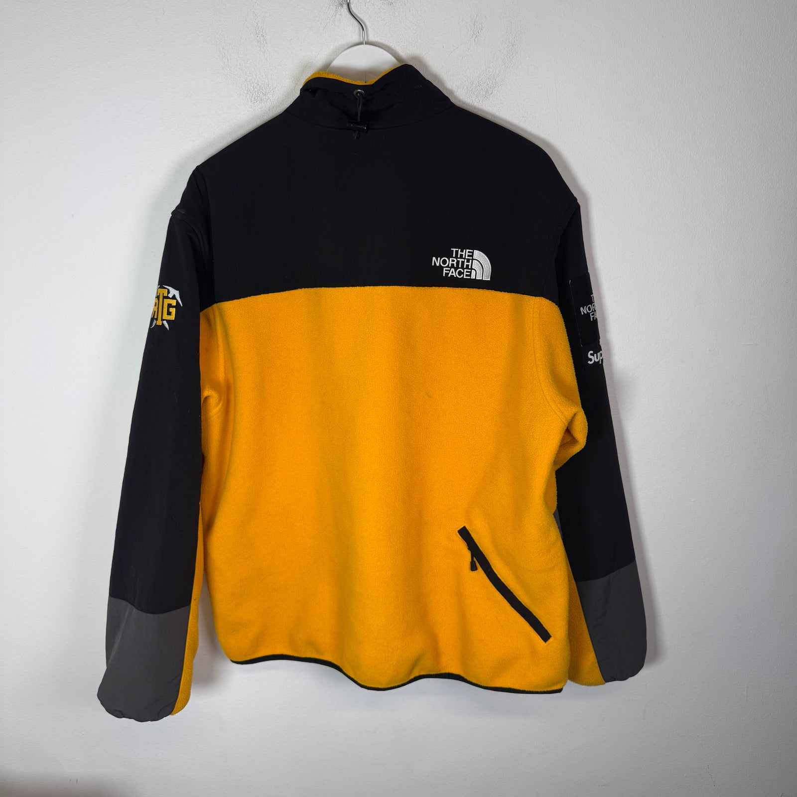 Supreme x The North Face Yellow Gold RTG Fleece Jacket Size XL