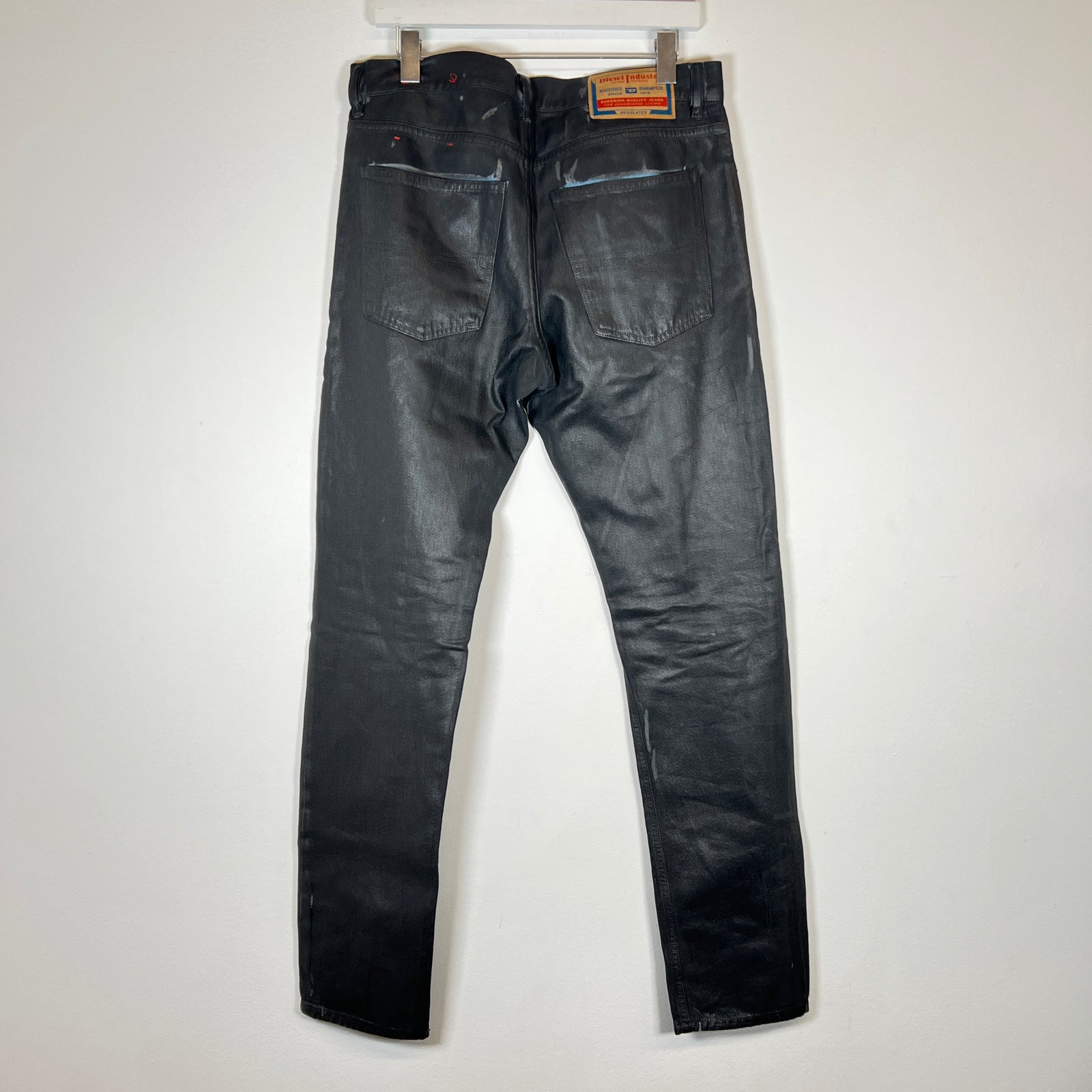 Diesel Black Waxed Jeans Size 32