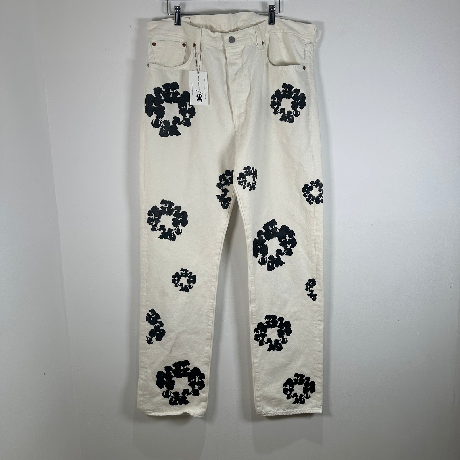 Denim Tears White Jeans Size 38x34