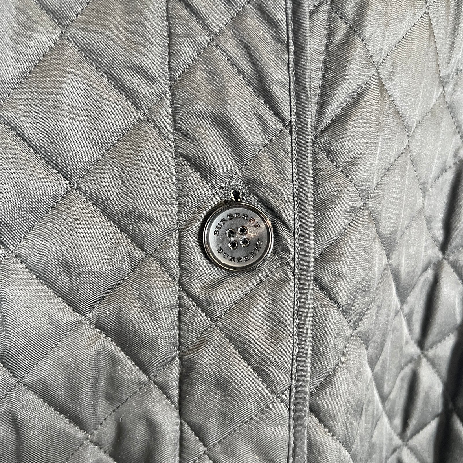 Burberry Diamond Quilted Field Jacket Size M