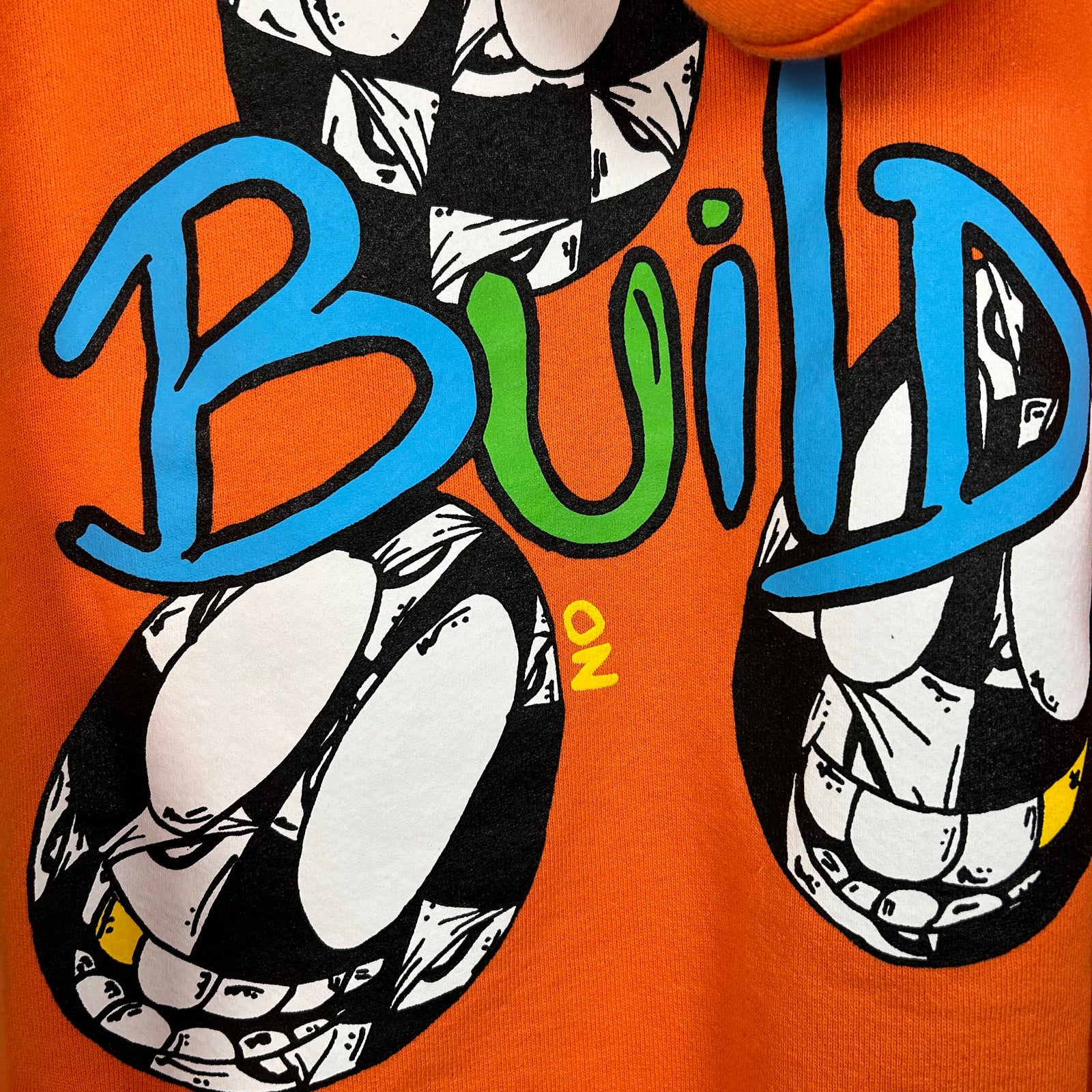 Chrome Hearts Link & Build Orange Hoodie Size XL