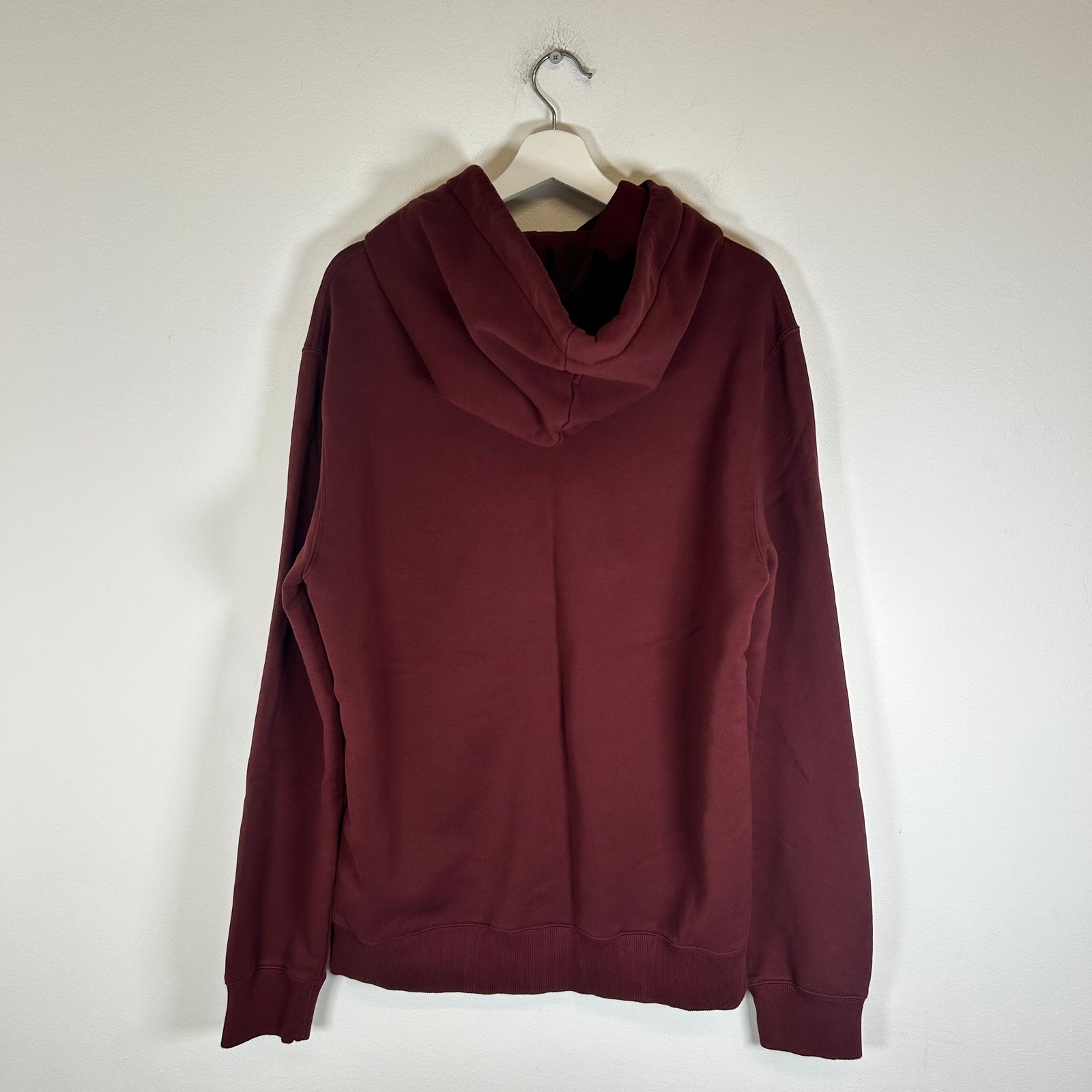 Lanvin Burgundy Logo Hoodie Size XL