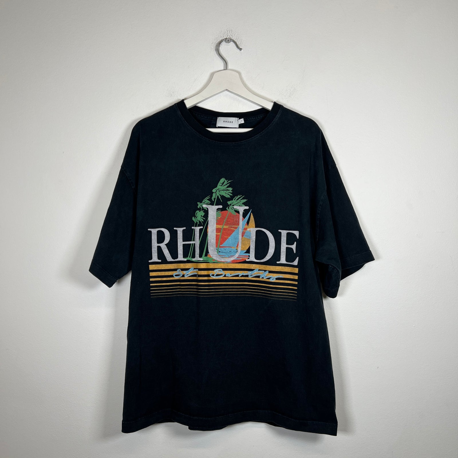 Rhude Navy St. Barth T-shirt Size M