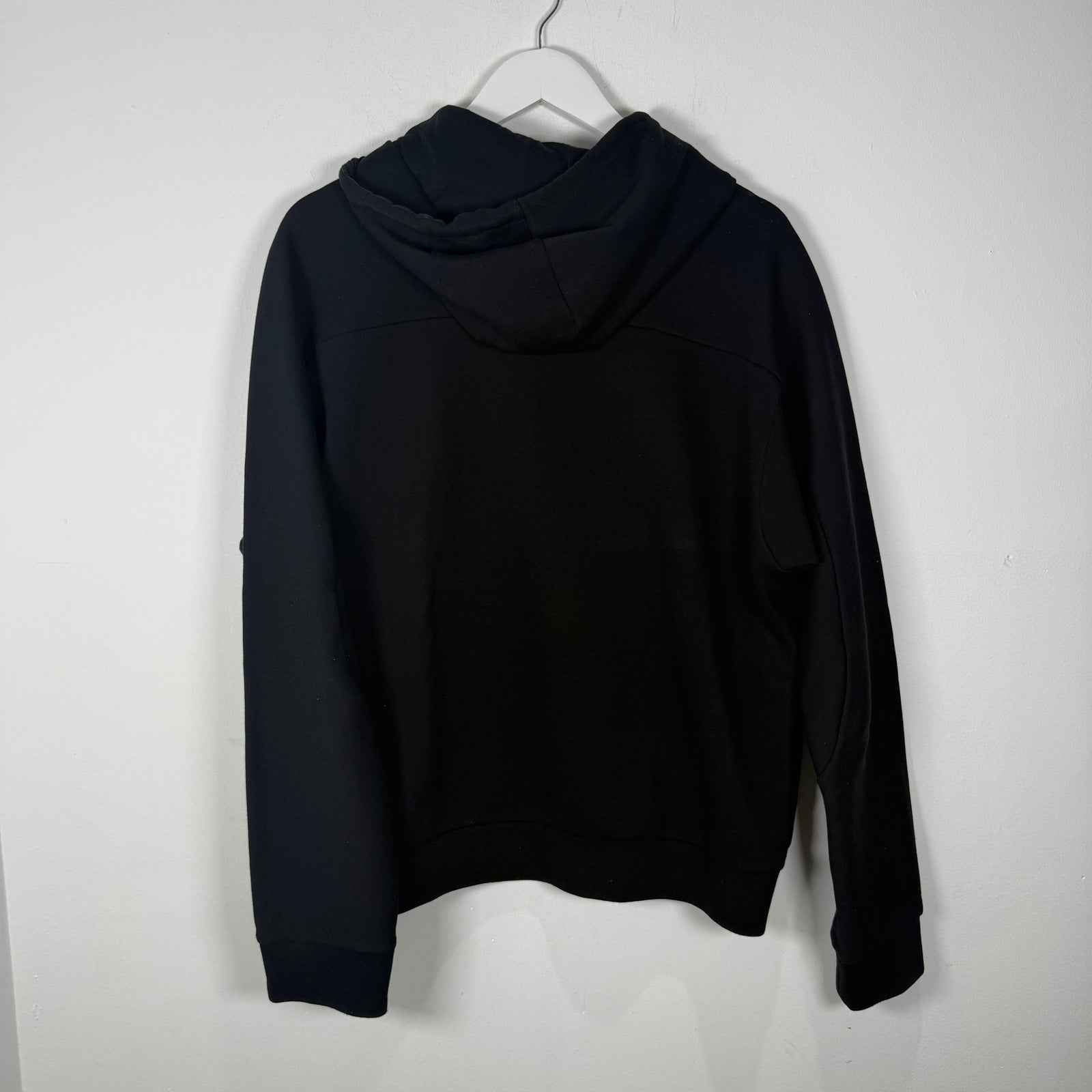 Fendi Black/Yellow Logo Hoodie Size M