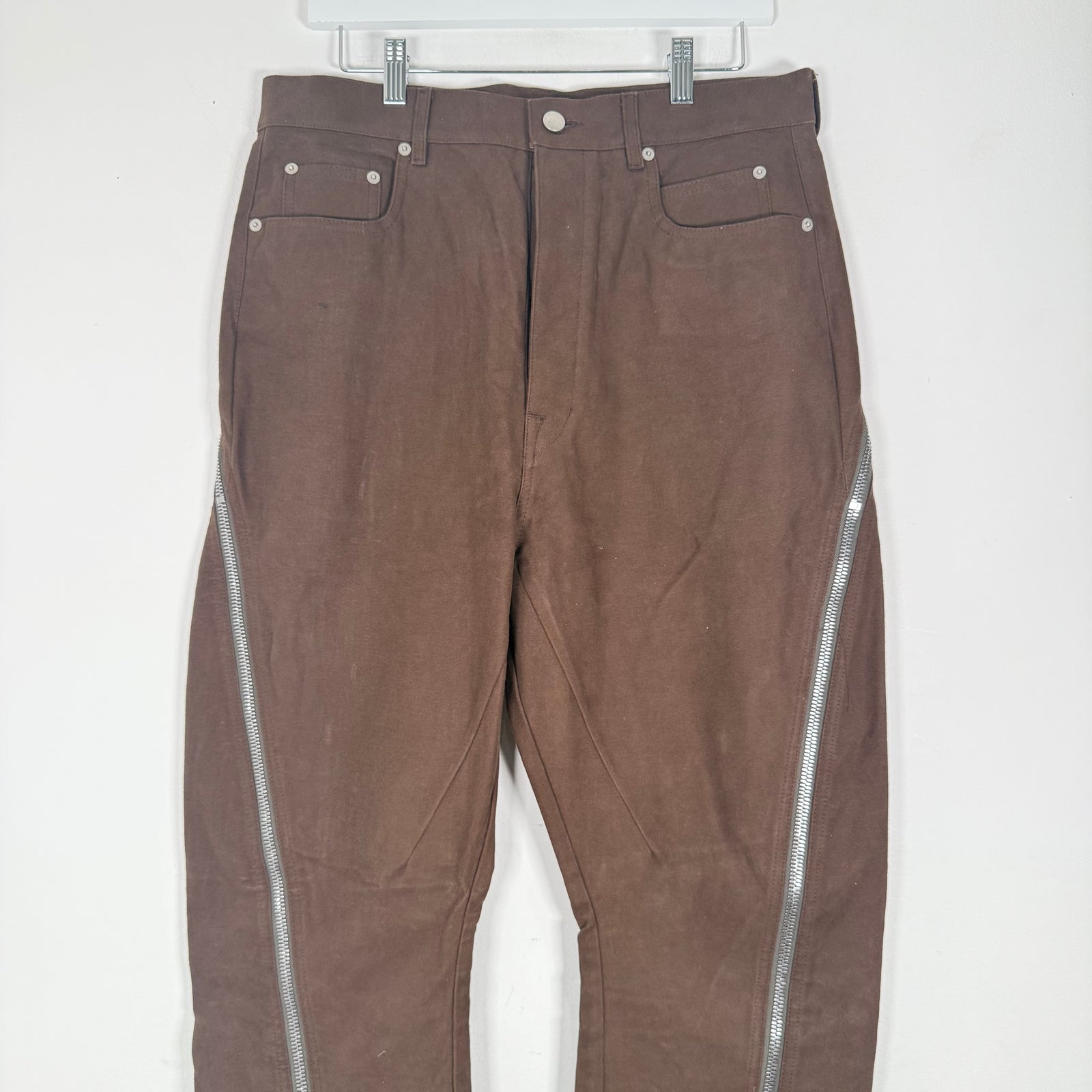 Rick Owens FW23 Luxor Brown Banana Cuts Size 32
