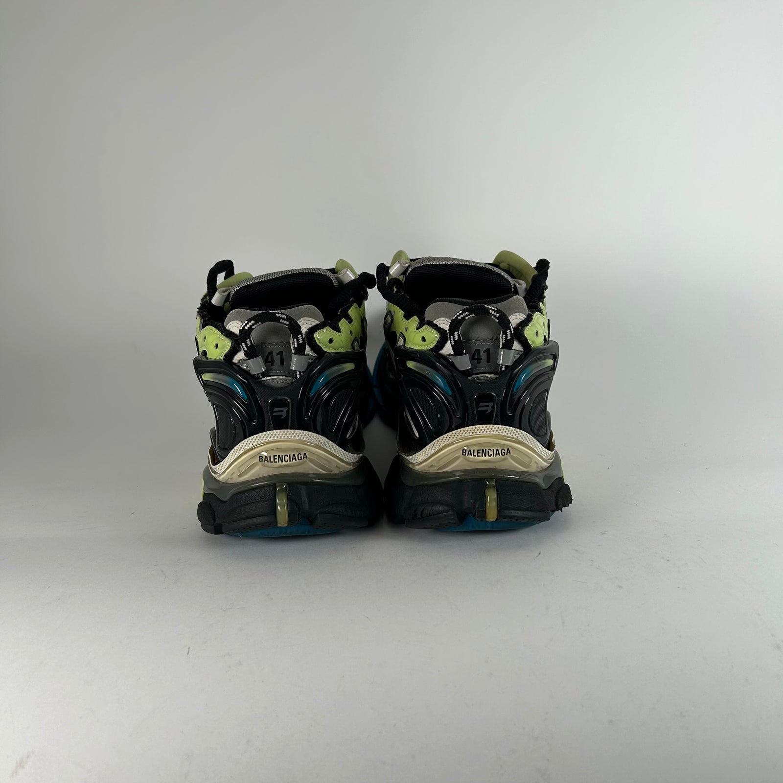 Balenciaga Blue/Green Runners Size 41