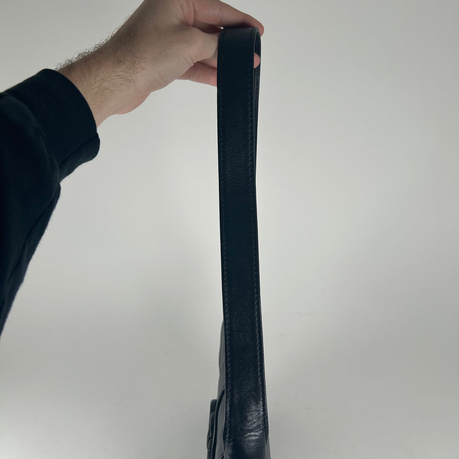 Gucci Black Leather Aphrodite Bag