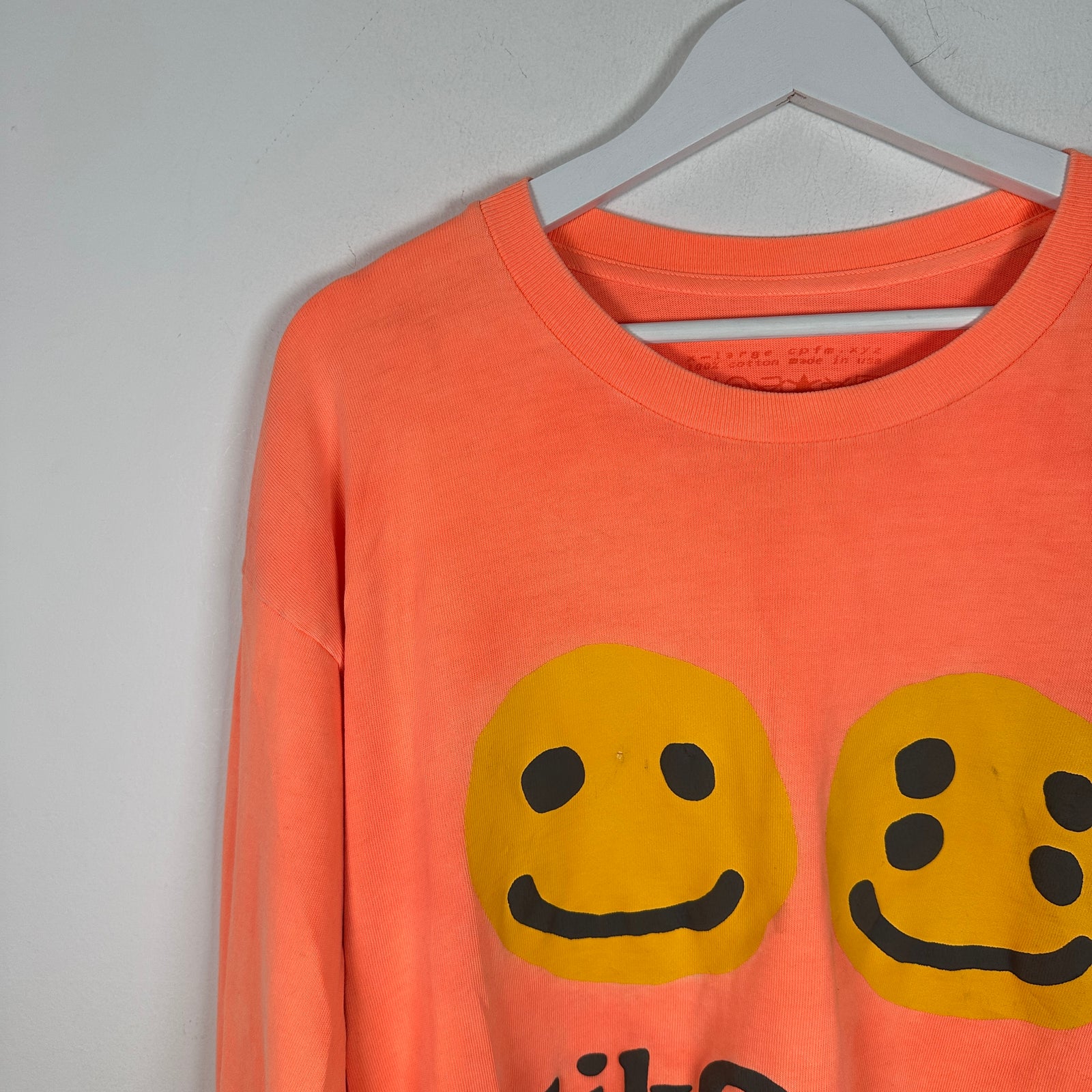 CPFM Orange 'Different' Logo Long-sleeve T-Shirt Size XL