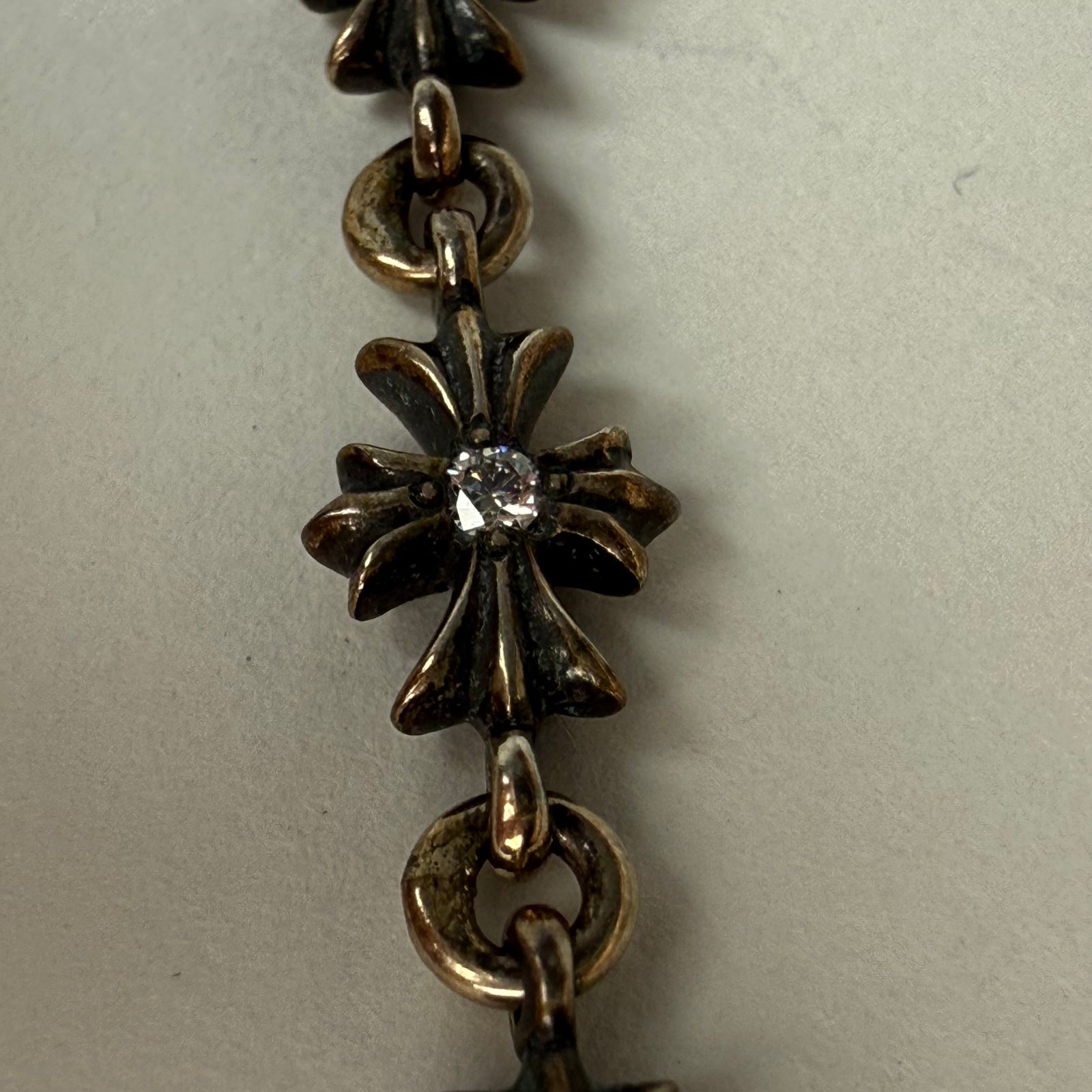 Chrome Hearts Tiny E .925 Diamond Earring