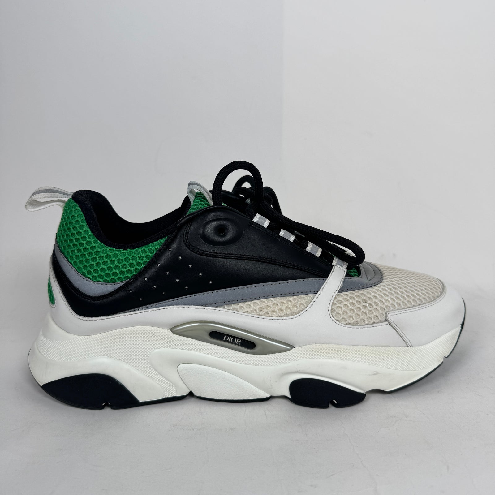 Dior B22 White/Green Sneaker Size 44